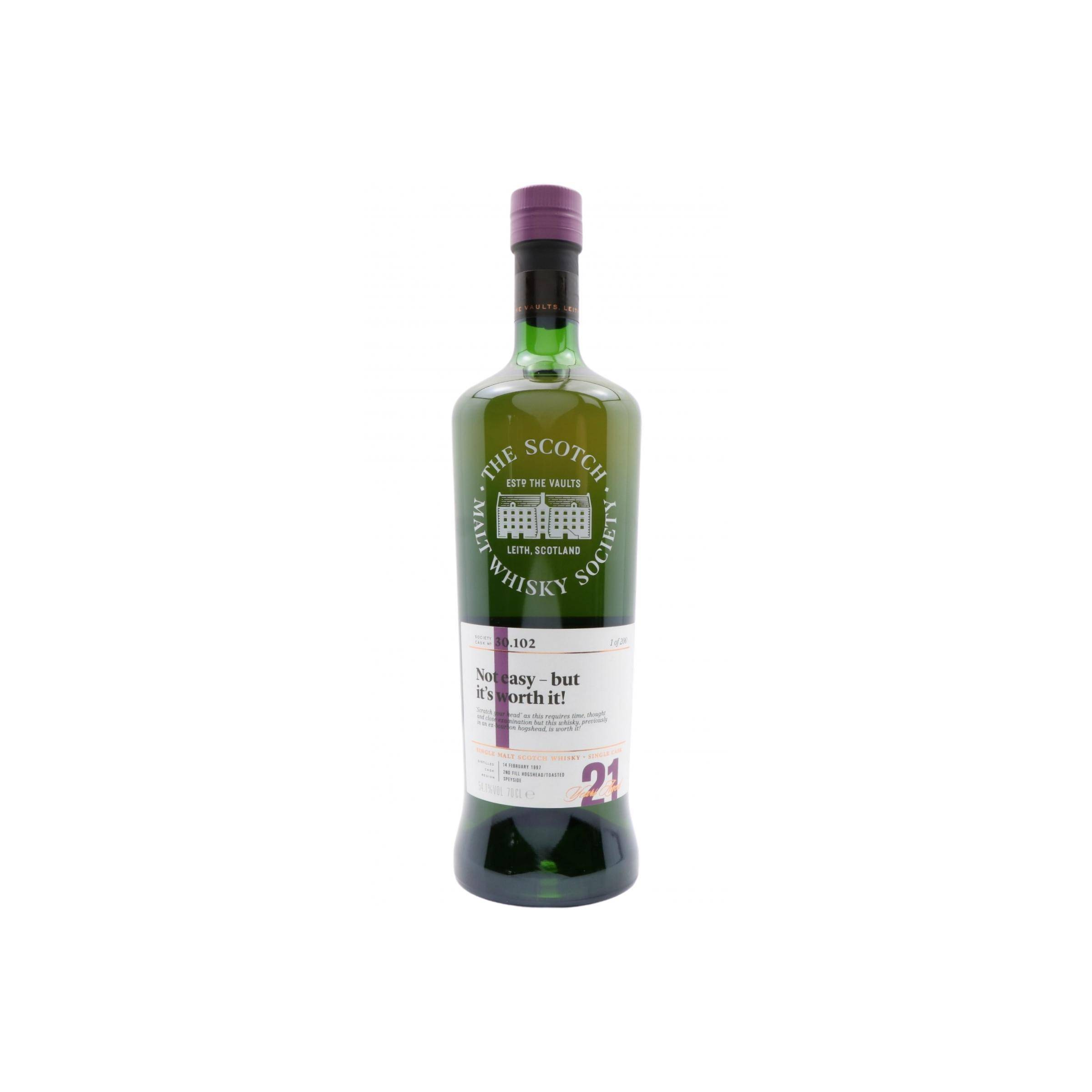 The Scotch Malt Whisky Society 1997 21 Years Single Malt Whisky