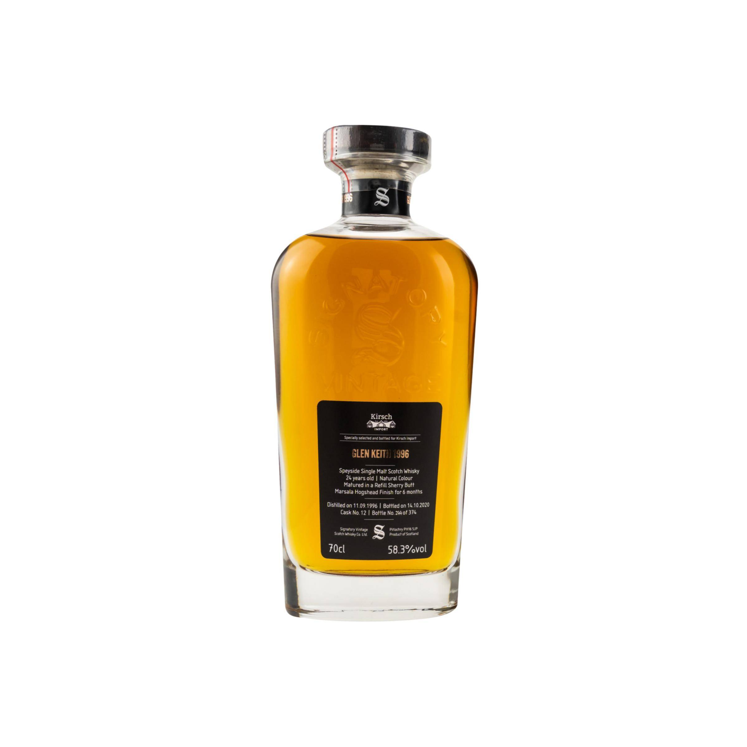 Glen Keith Cask Strength Collection 1996 24 Years Single Malt Whisky