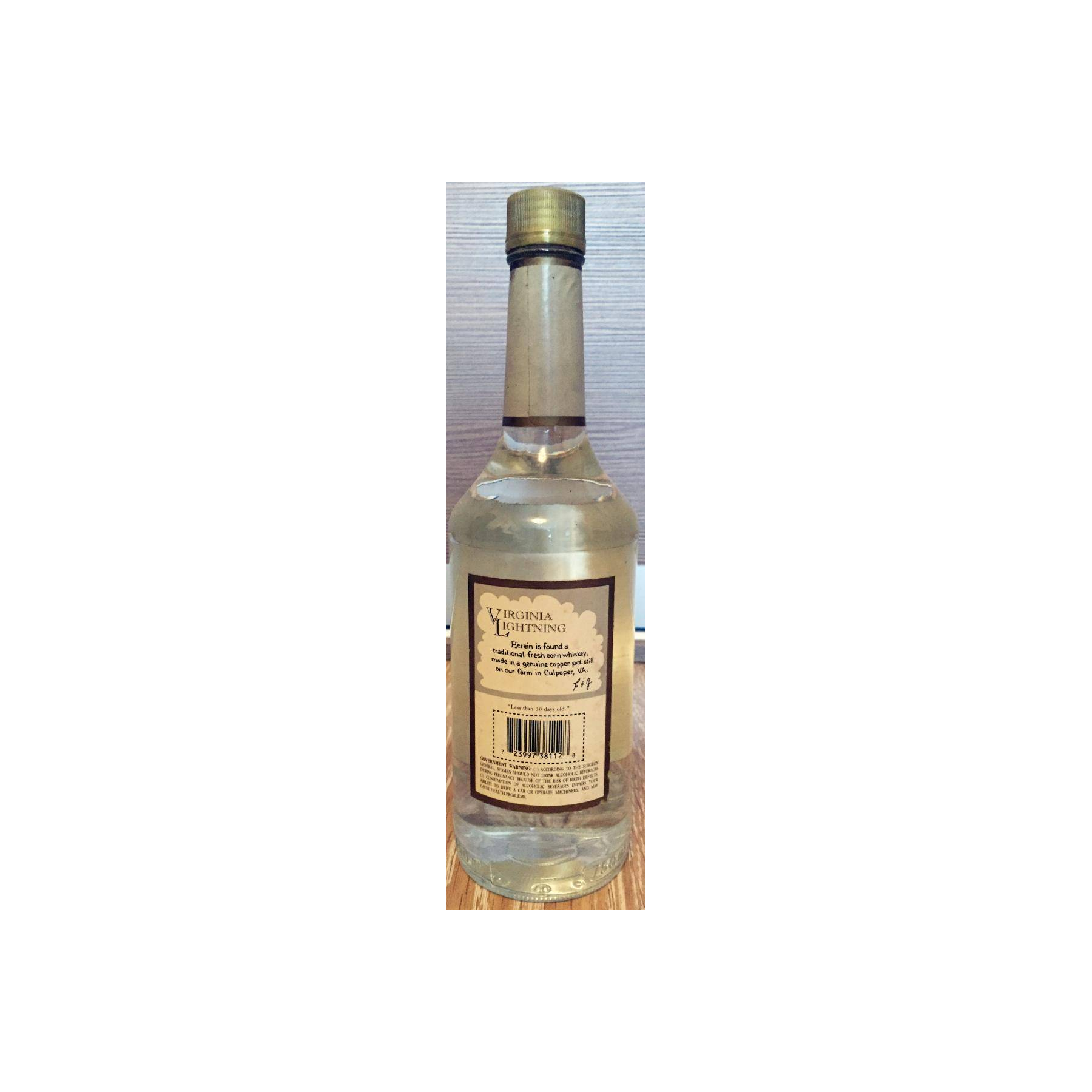 Virginia Lightning Corn Whiskey 2