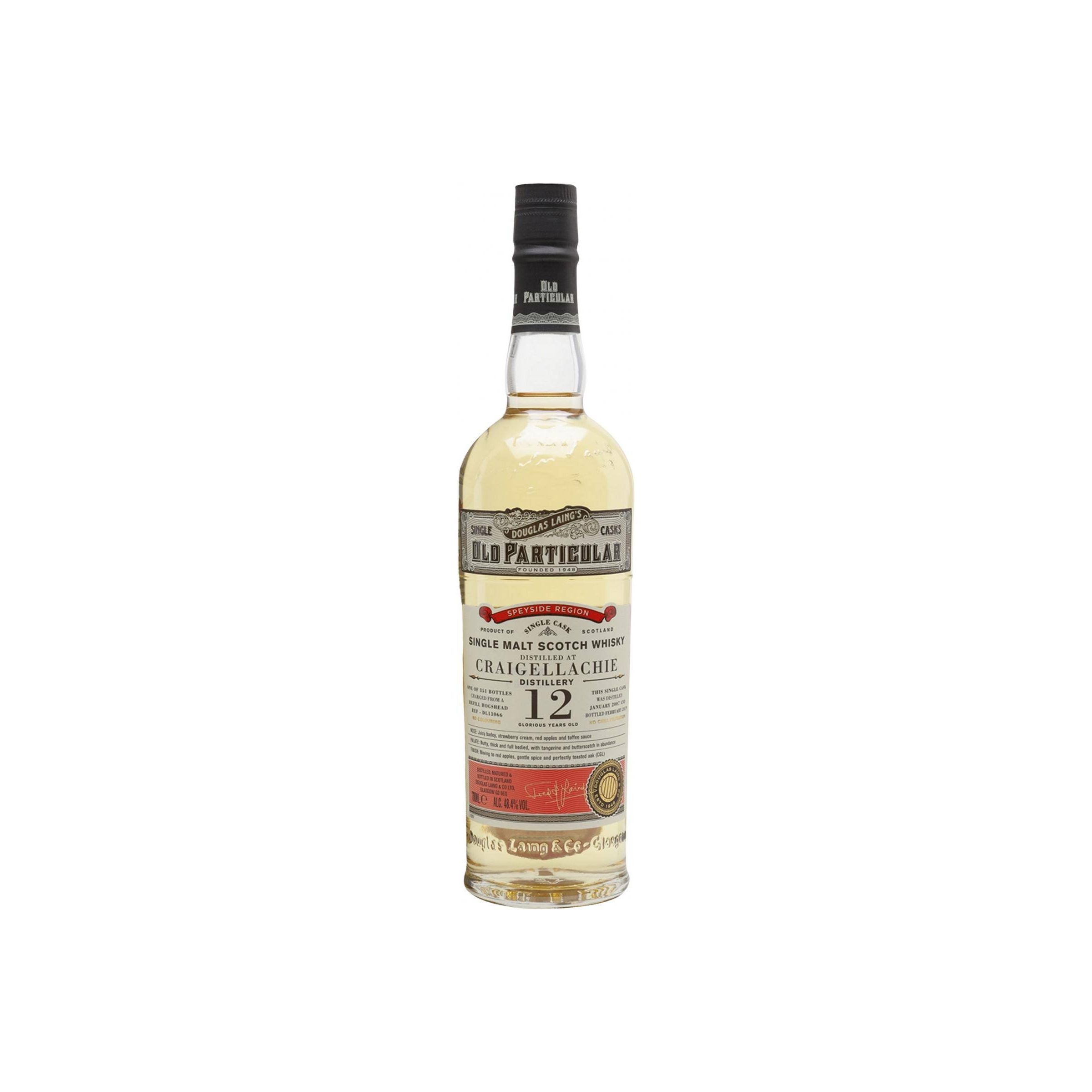 Craigellachie Old Particular 2007 12 Years Single Malt Whisky