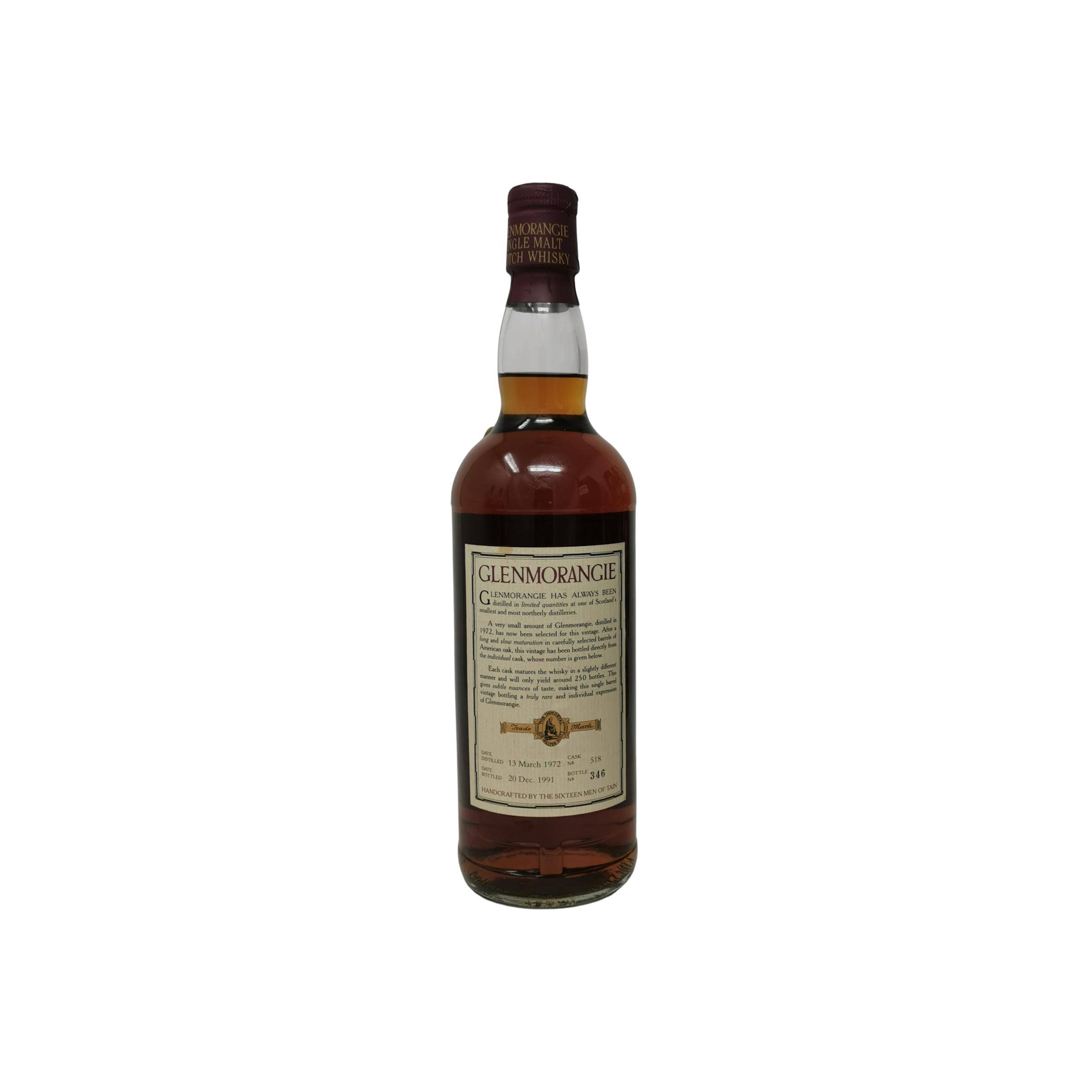Glenmorangie 1972 19 Years Single Malt Whisky 2