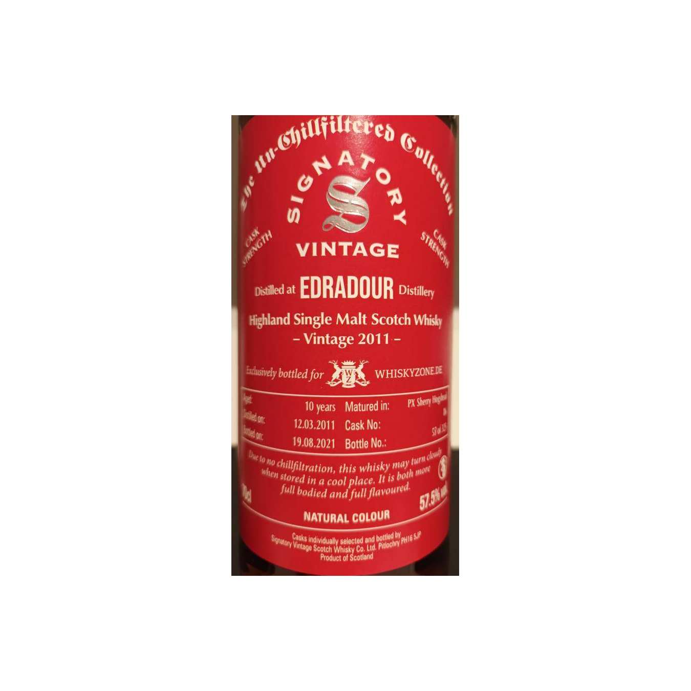 Edradour 2011 10 Years Single Malt Whisky 2
