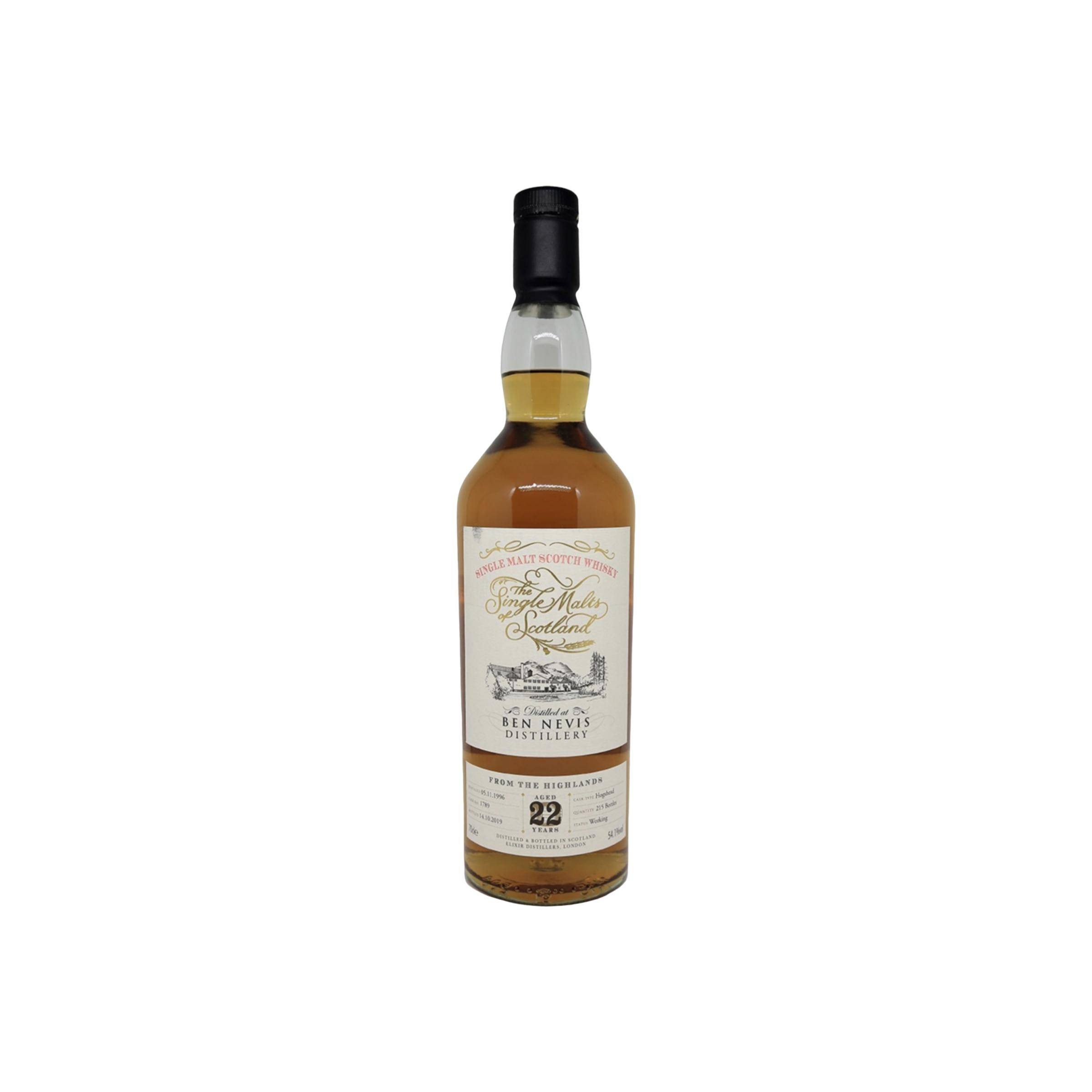 Ben Nevis The Single Malts of Scotland 1996 22 Years Single Malt Whisky