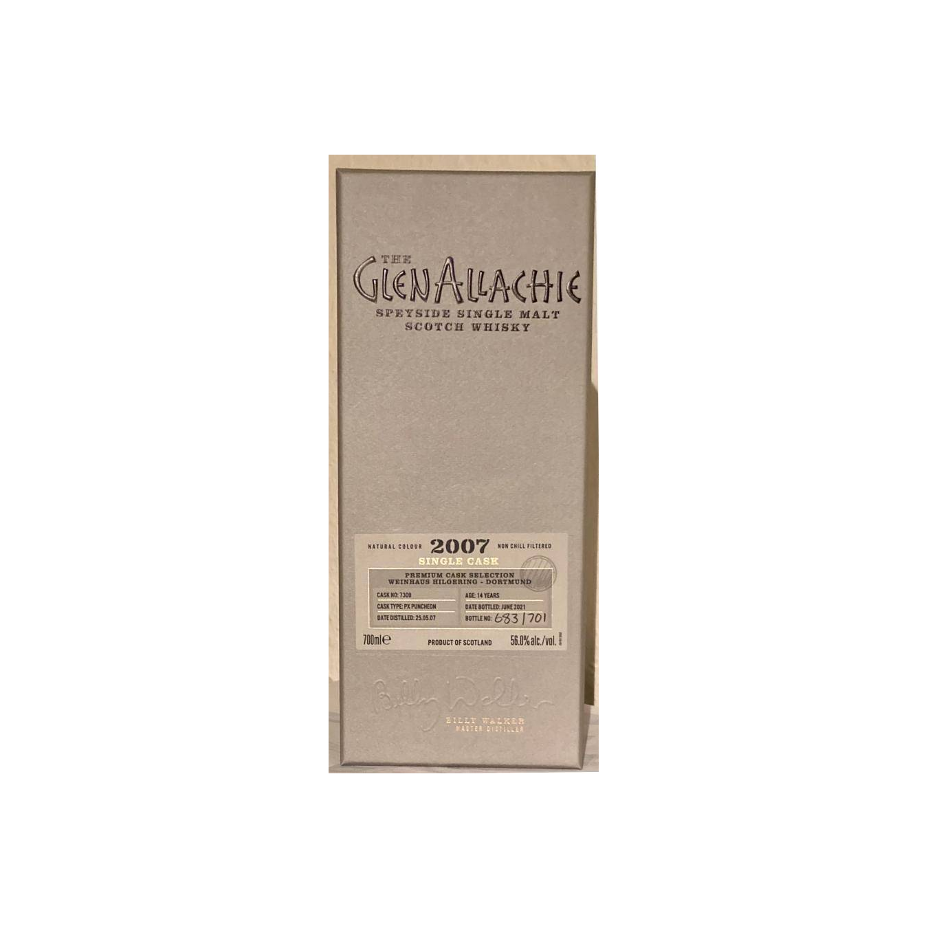 The GlenAllachie Single Cask 2007 14 Years Single Malt Whisky 2