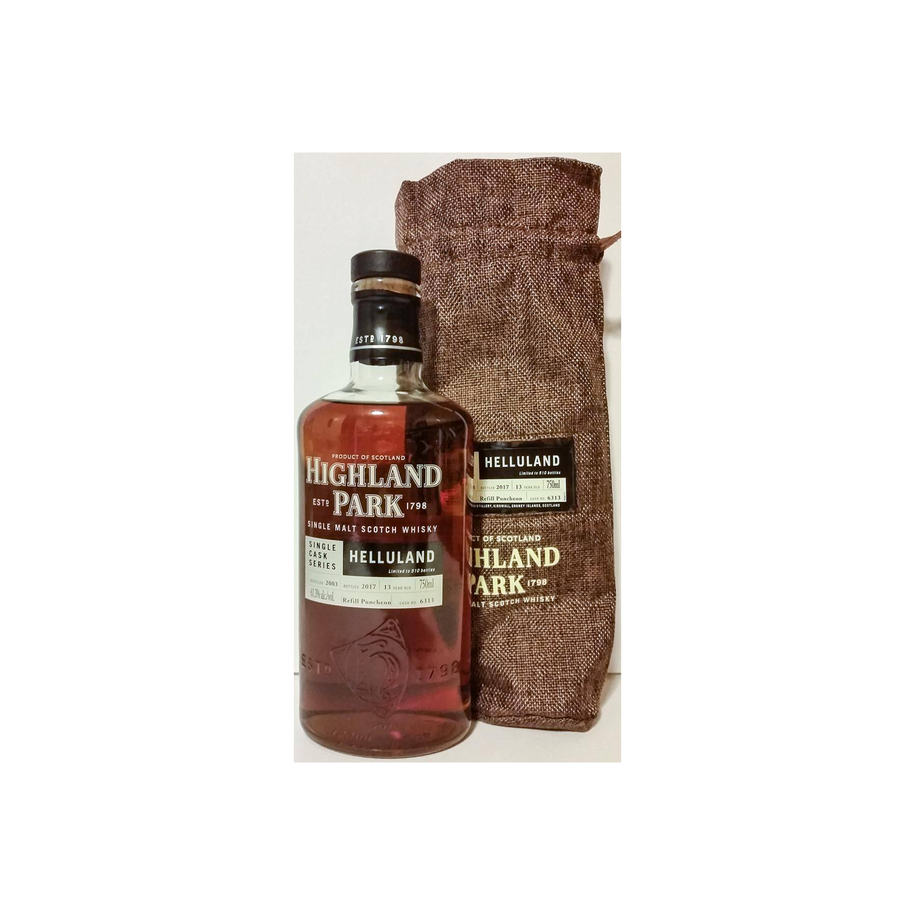 Highland Park Single Cask 2003 13 Years Single Malt Whisky 2