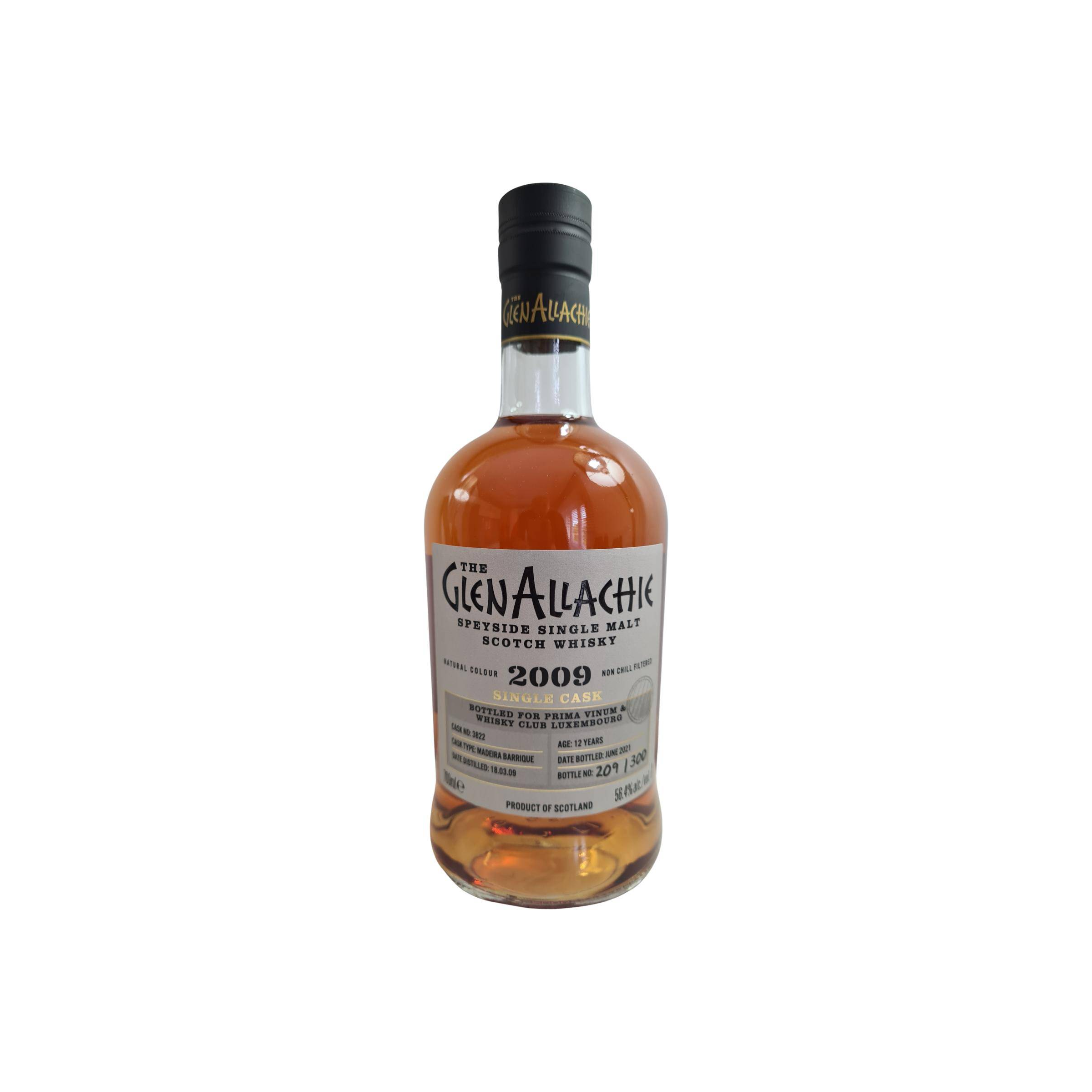 The GlenAllachie Single Cask 2009 12 Years Single Malt Whisky