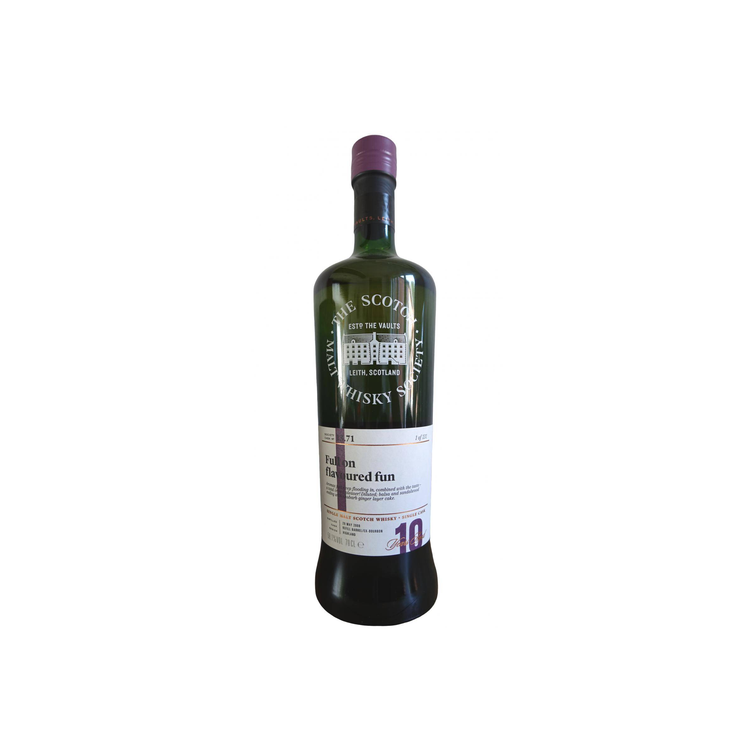 The Scotch Malt Whisky Society 2008 10 Years Single Malt Whisky