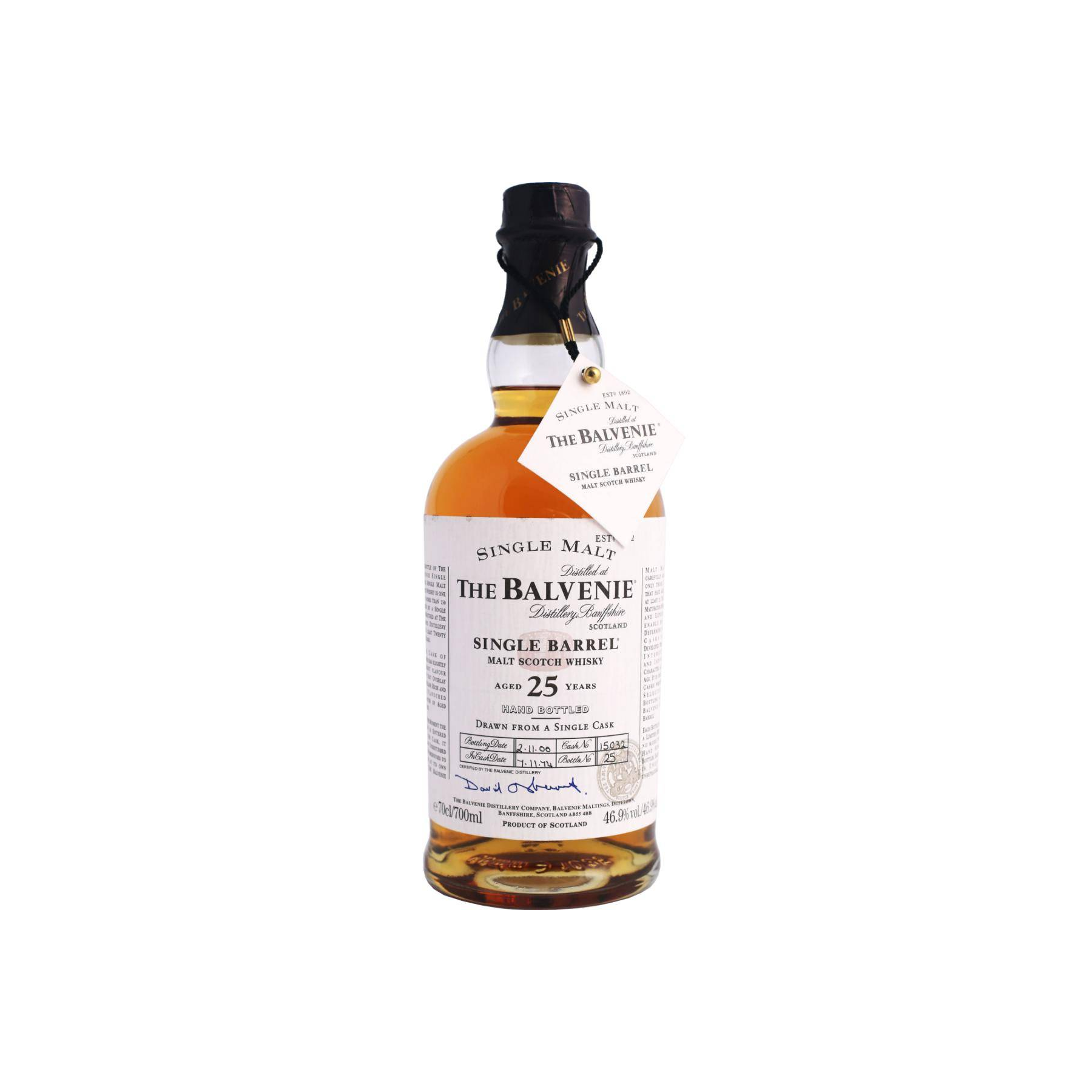 The Balvenie Single Cask 1974 25 Years Single Malt Whisky