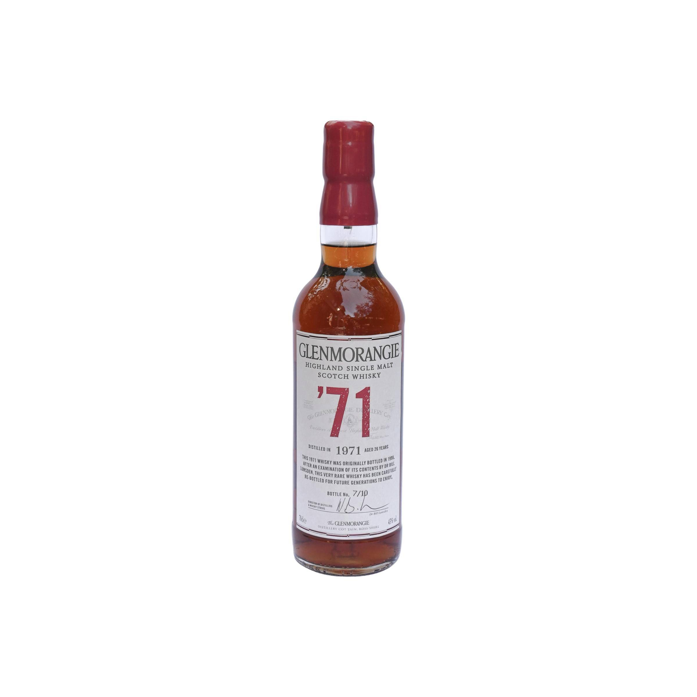 Glenmorangie 1971 26 Years Single Malt Whisky