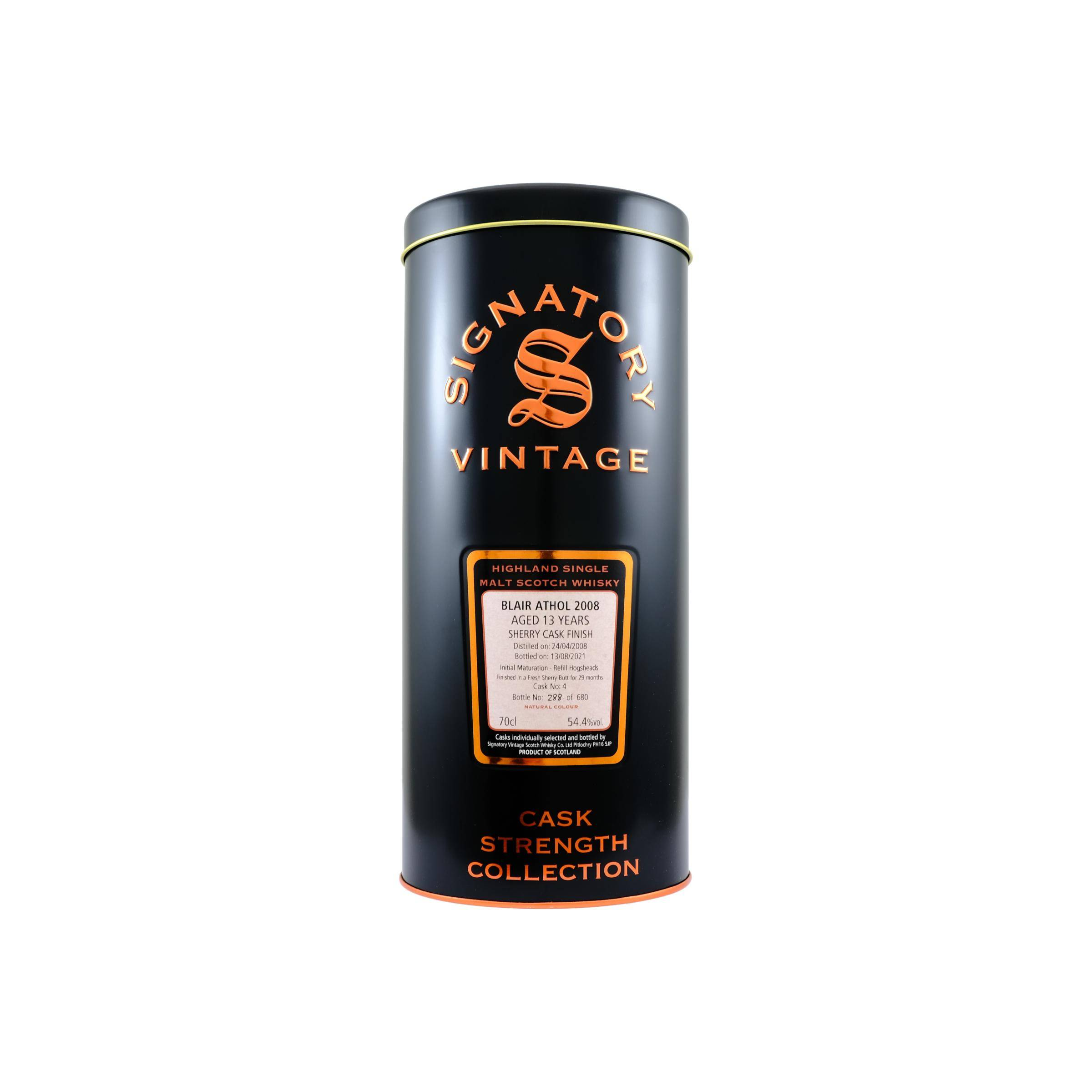 Blair Athol Cask Strength Collection 2008 13 Years Single Malt Whisky 2