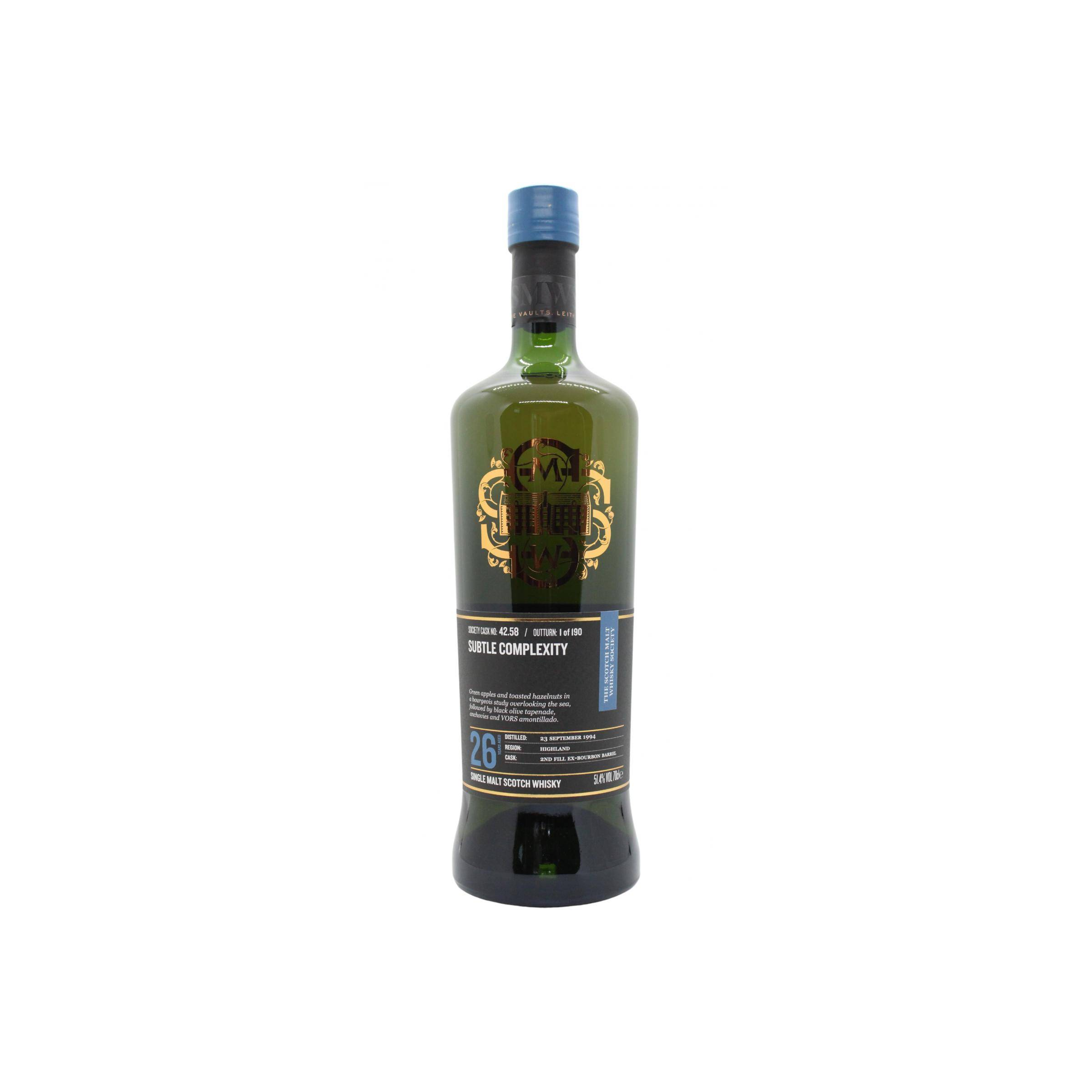 The Scotch Malt Whisky Society 1994 26 Years Single Malt Whisky