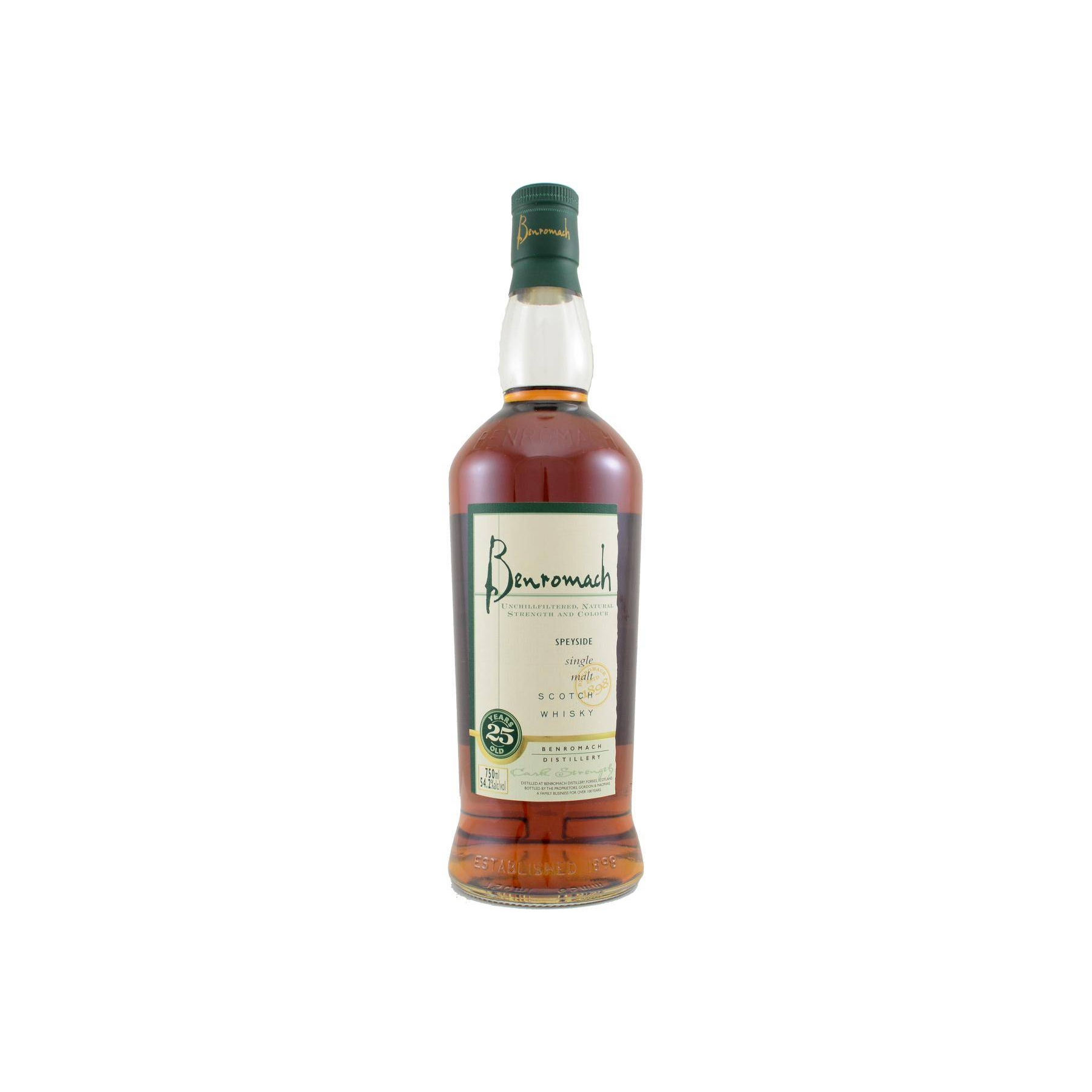 Benromach Cask Strength Collection 1981 25 Years Single Malt Whisky