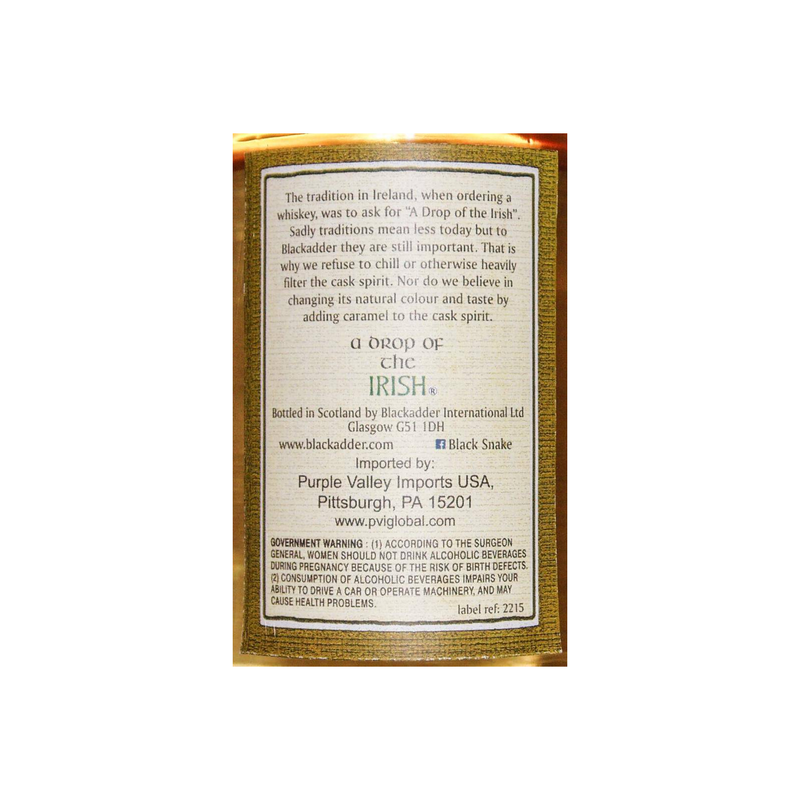 Blackadder Cask Strength Collection Single Malt Whisky 2