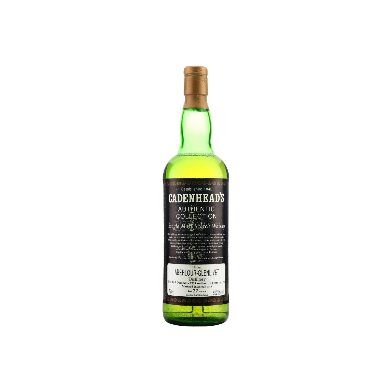 Aberlour Authentic Collection 1963 27 Years Single Malt Whisky