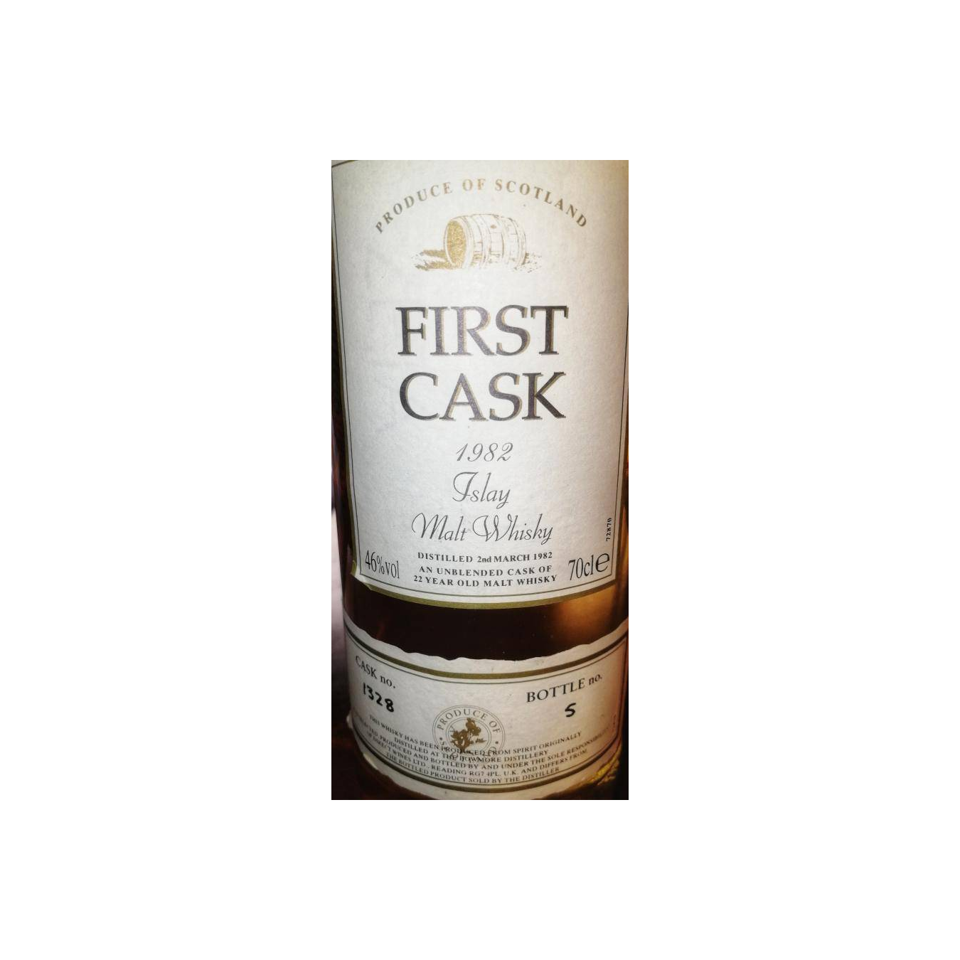 Bowmore 1982 22 Years Single Malt Whisky 2