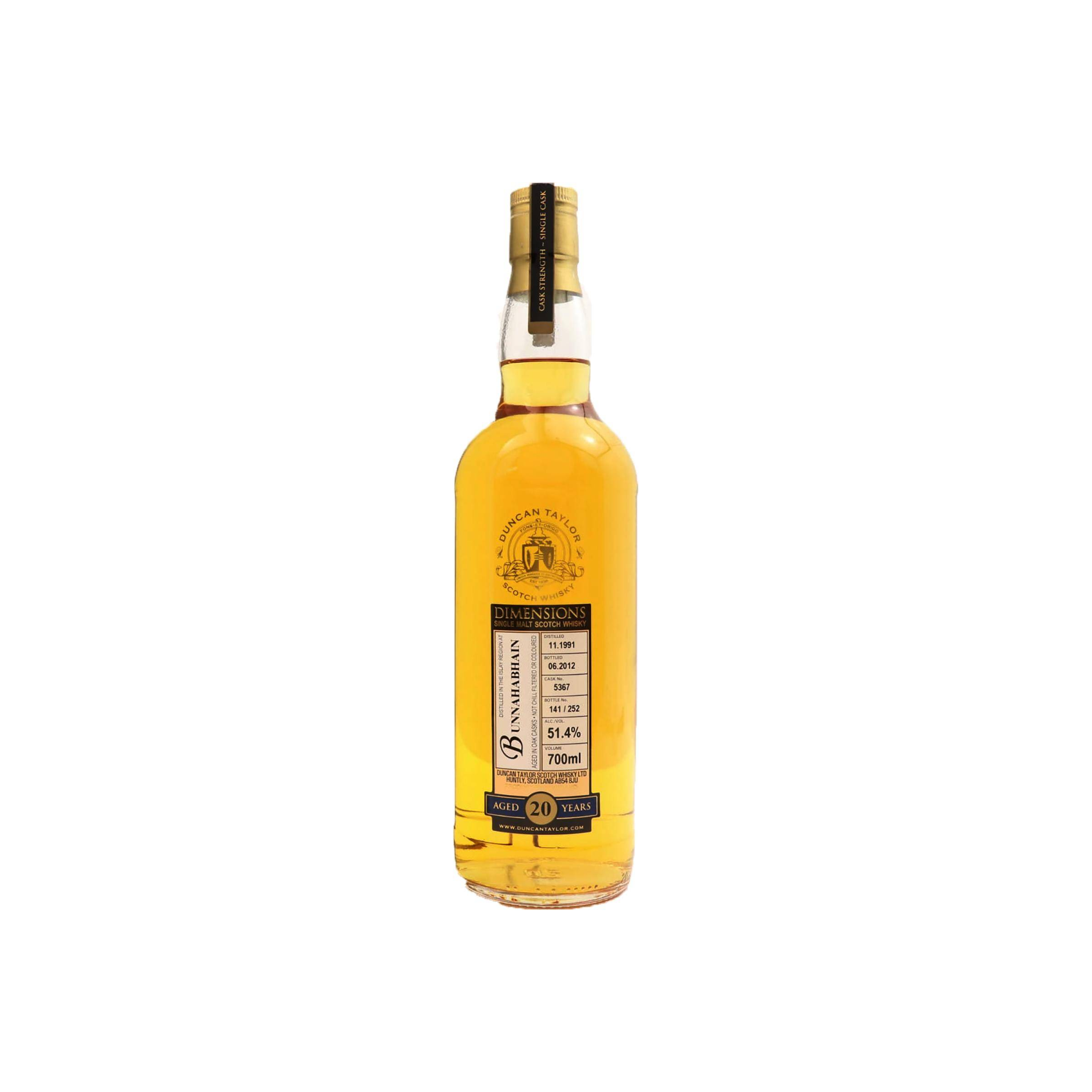 Bunnahabhain Dimensions 1991 20 Years Single Malt Whisky