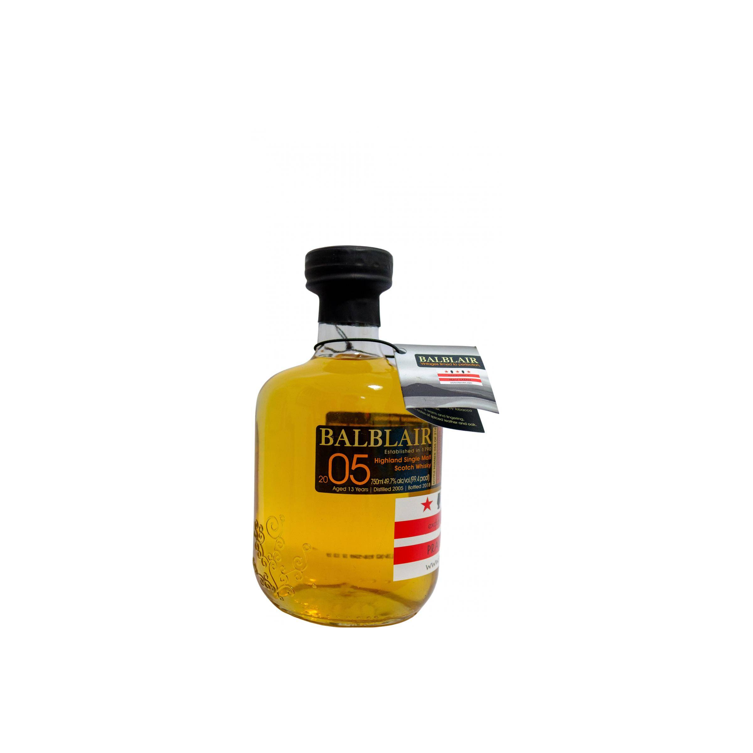 Balblair Single Cask 2005 13 Years Single Malt Whisky