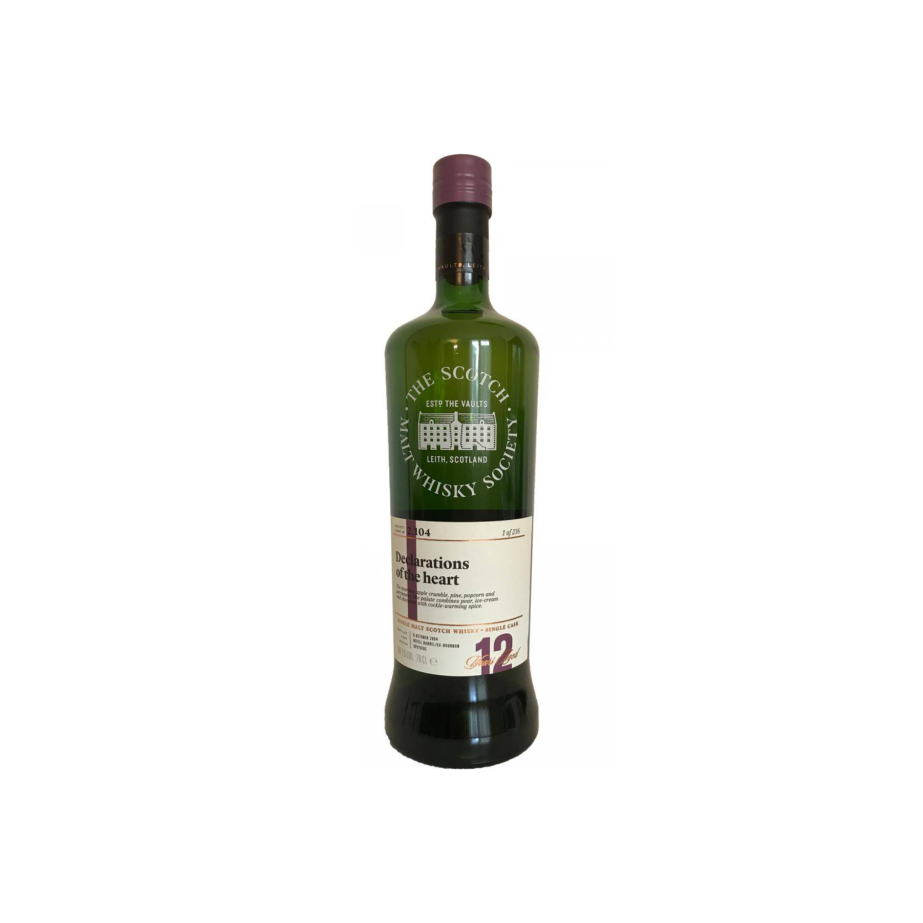 The Scotch Malt Whisky Society 2004 12 Years Single Malt Whisky