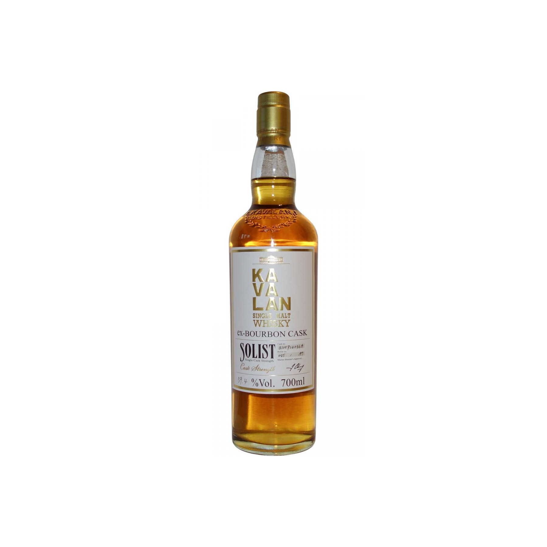Kavalan ex-Bourbon Cask 2010 4 Years Single Malt Whisky