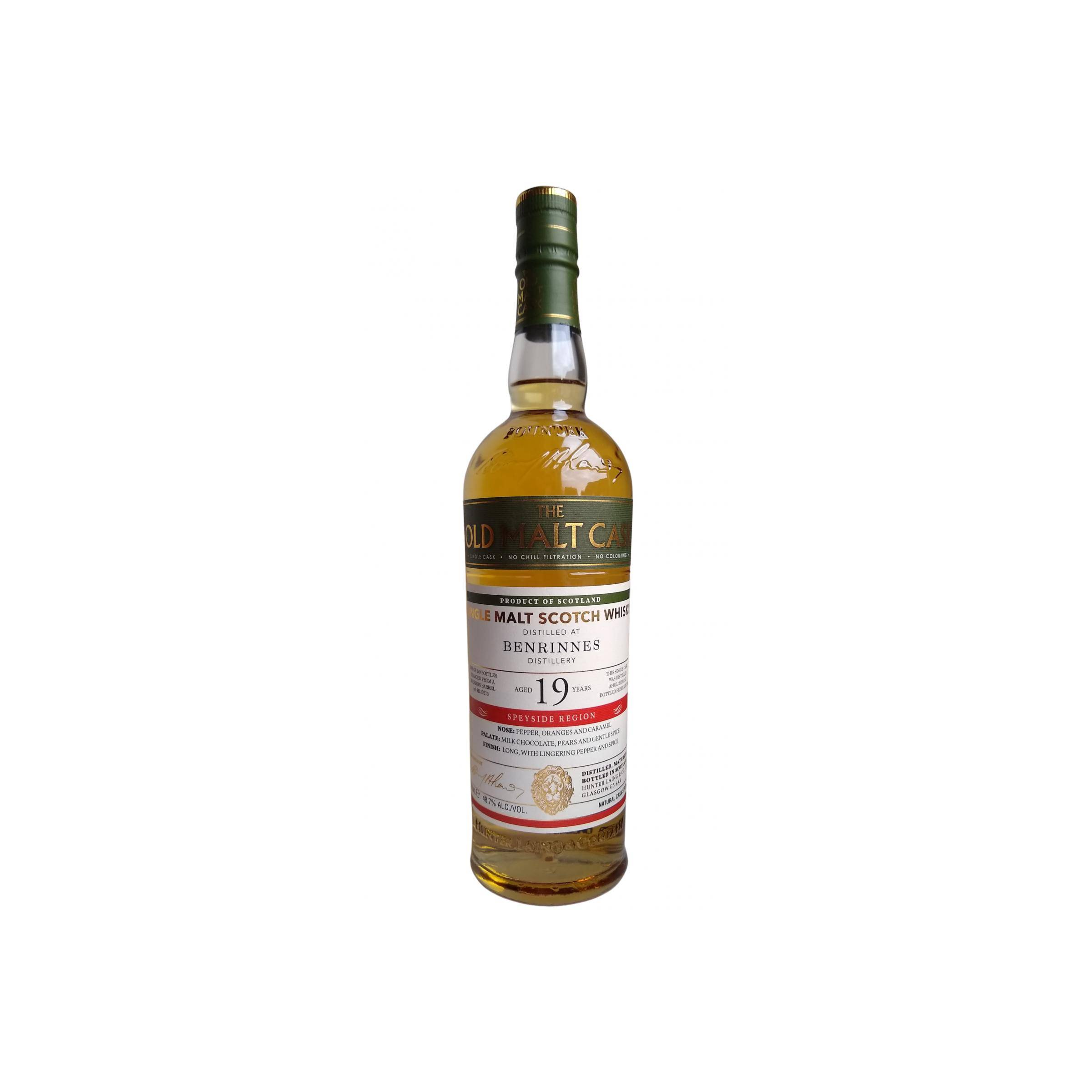 Benrinnes Old Malt Cask 2000 19 Years Single Malt Whisky