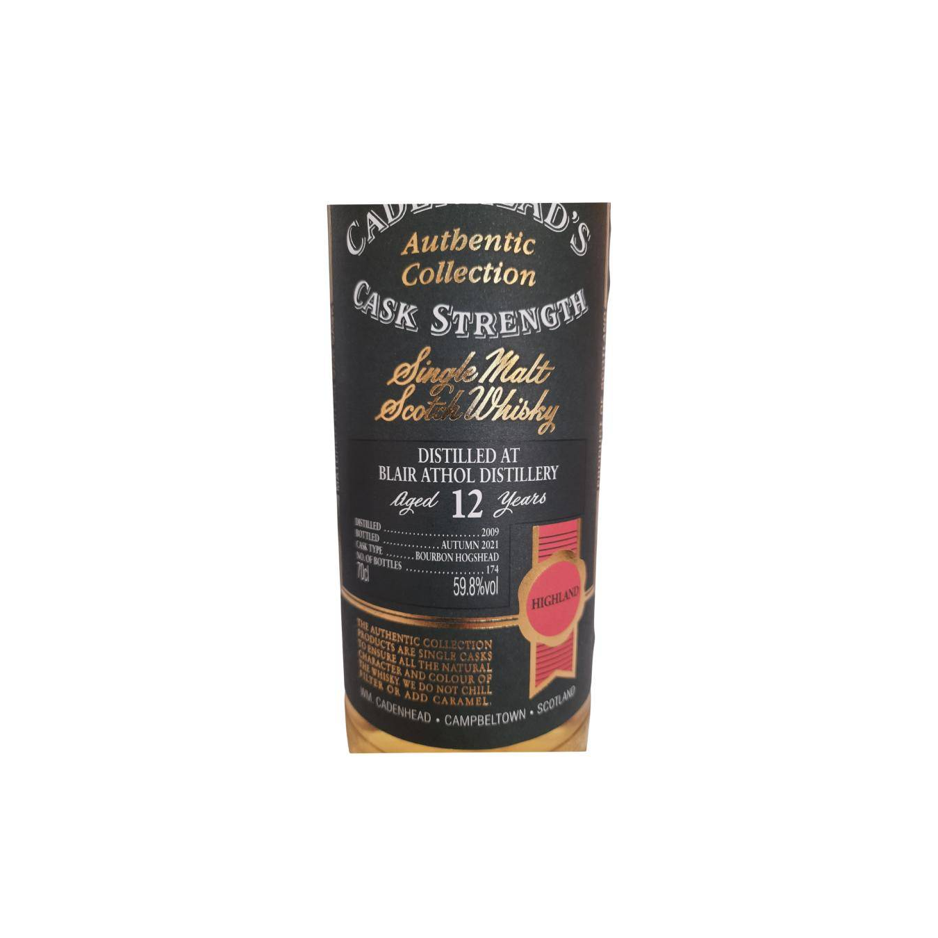 Blair Athol Authentic Collection 2009 12 Years Single Malt Whisky 3