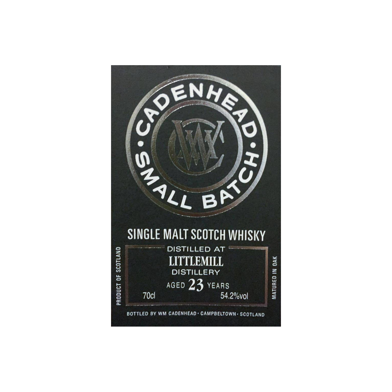 Littlemill Small Batch 1990 23 Years Single Malt Whisky