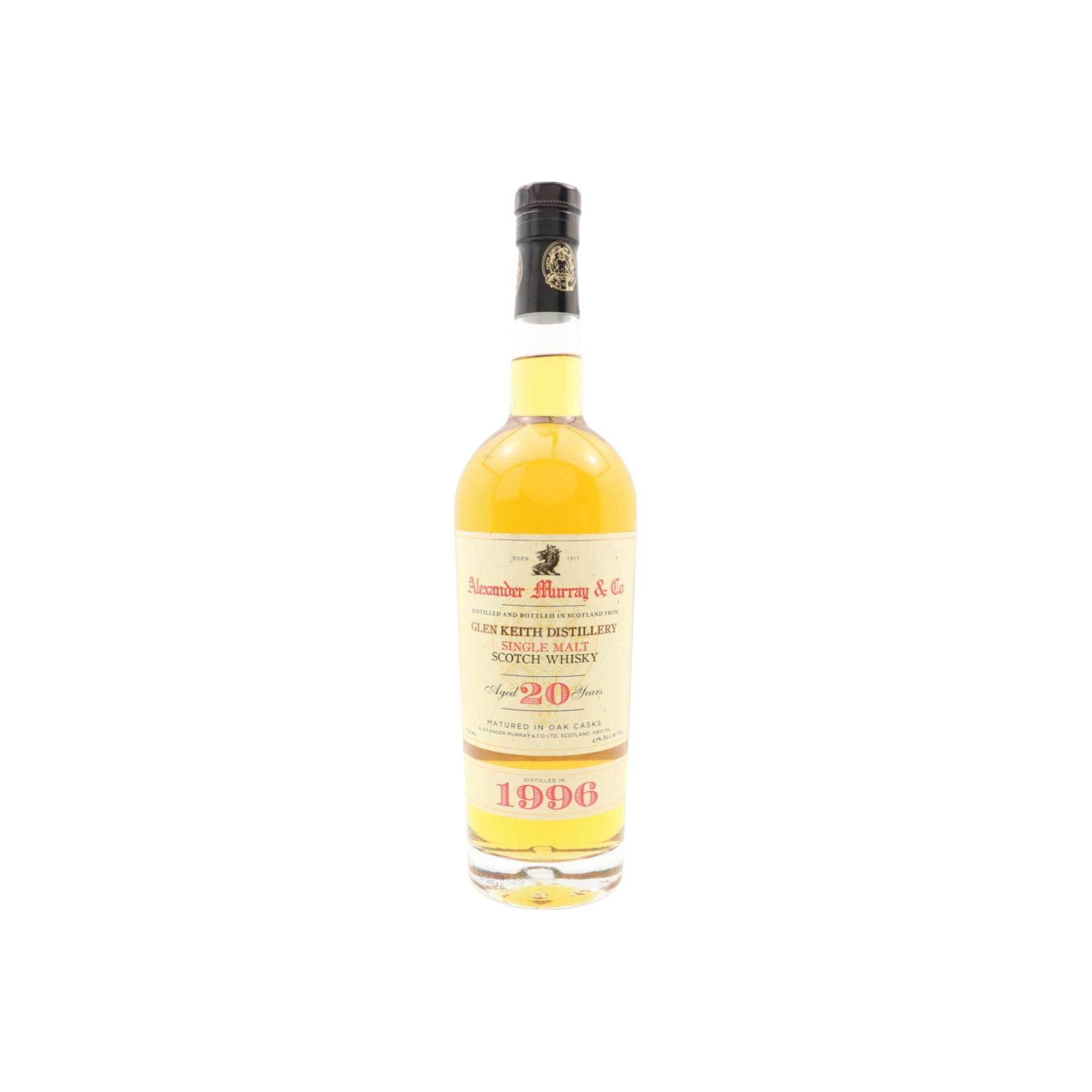 Glen Keith 1996 20 Years Single Malt Whisky