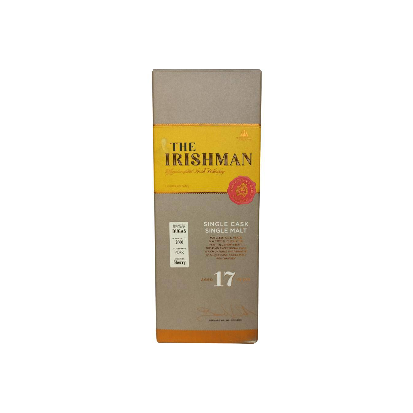 The Irishman Single Cask 2000 17 Years Single Malt Whisky 3
