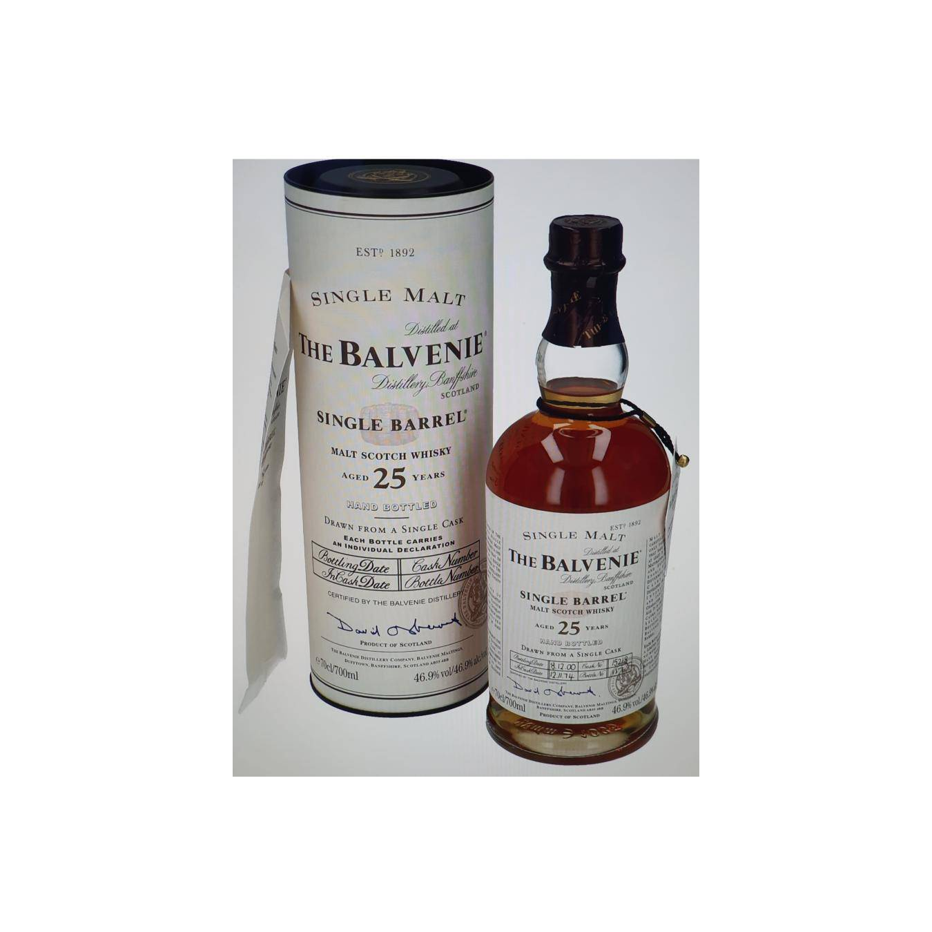 The Balvenie Single Cask 1974 25 Years Single Malt Whisky