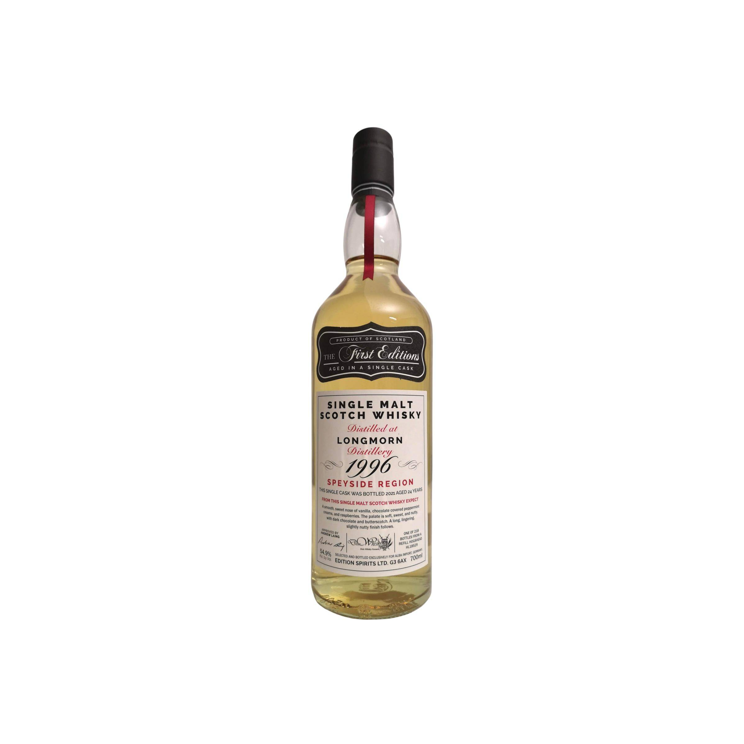 Longmorn The First Editions 1996 24 Years Single Malt Whisky