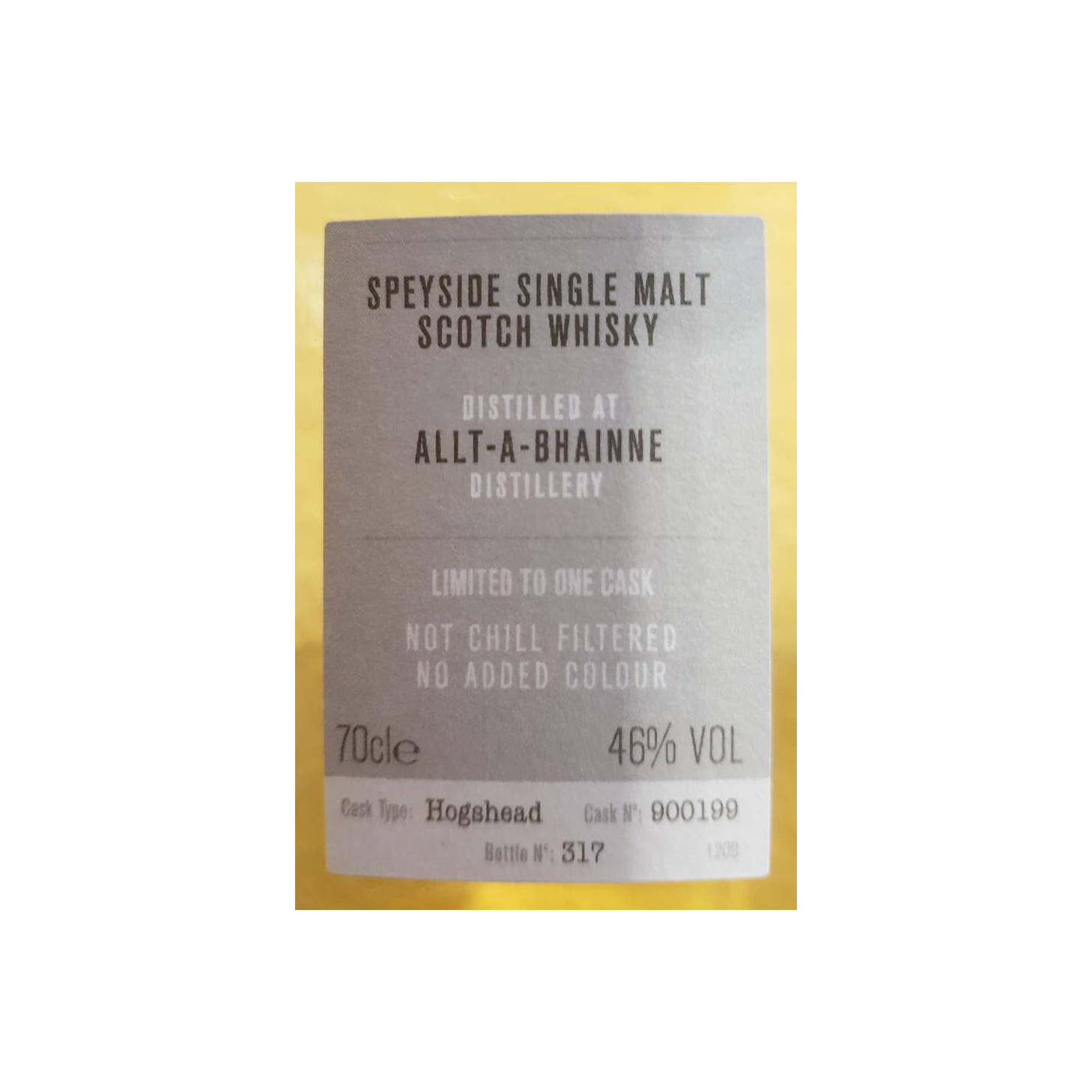 Allt-A-Bhainne Single Malt Whisky 2
