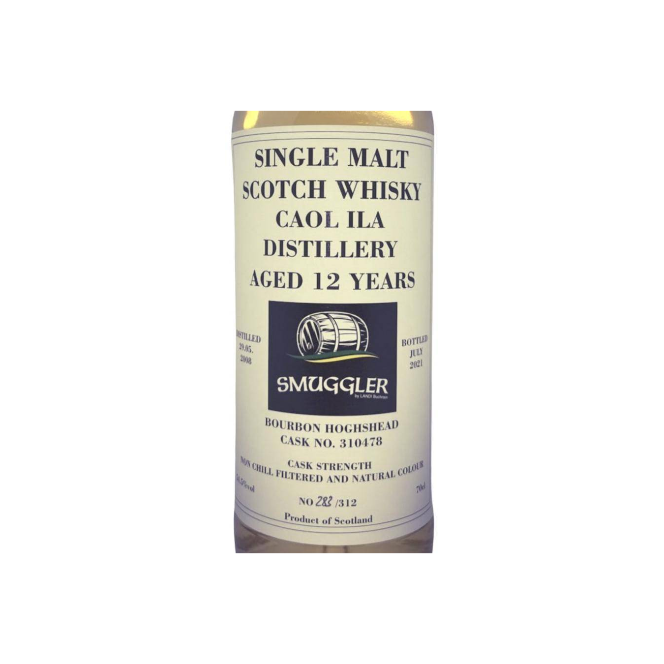 Caol Ila 2008 12 Years Single Malt Whisky