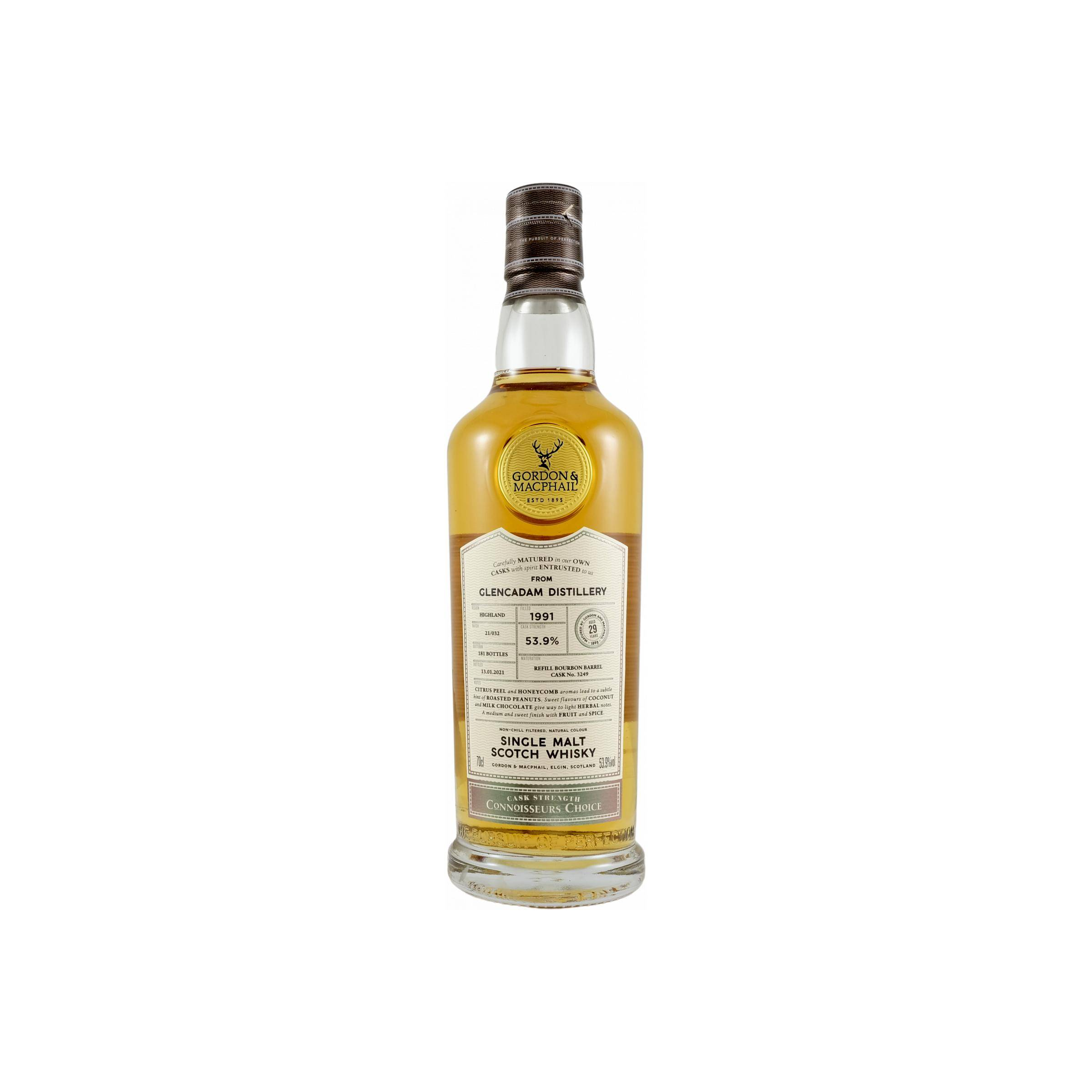 Glencadam Connoisseurs Choice - Cask Strength 1991 29 Years Single Malt Whisky