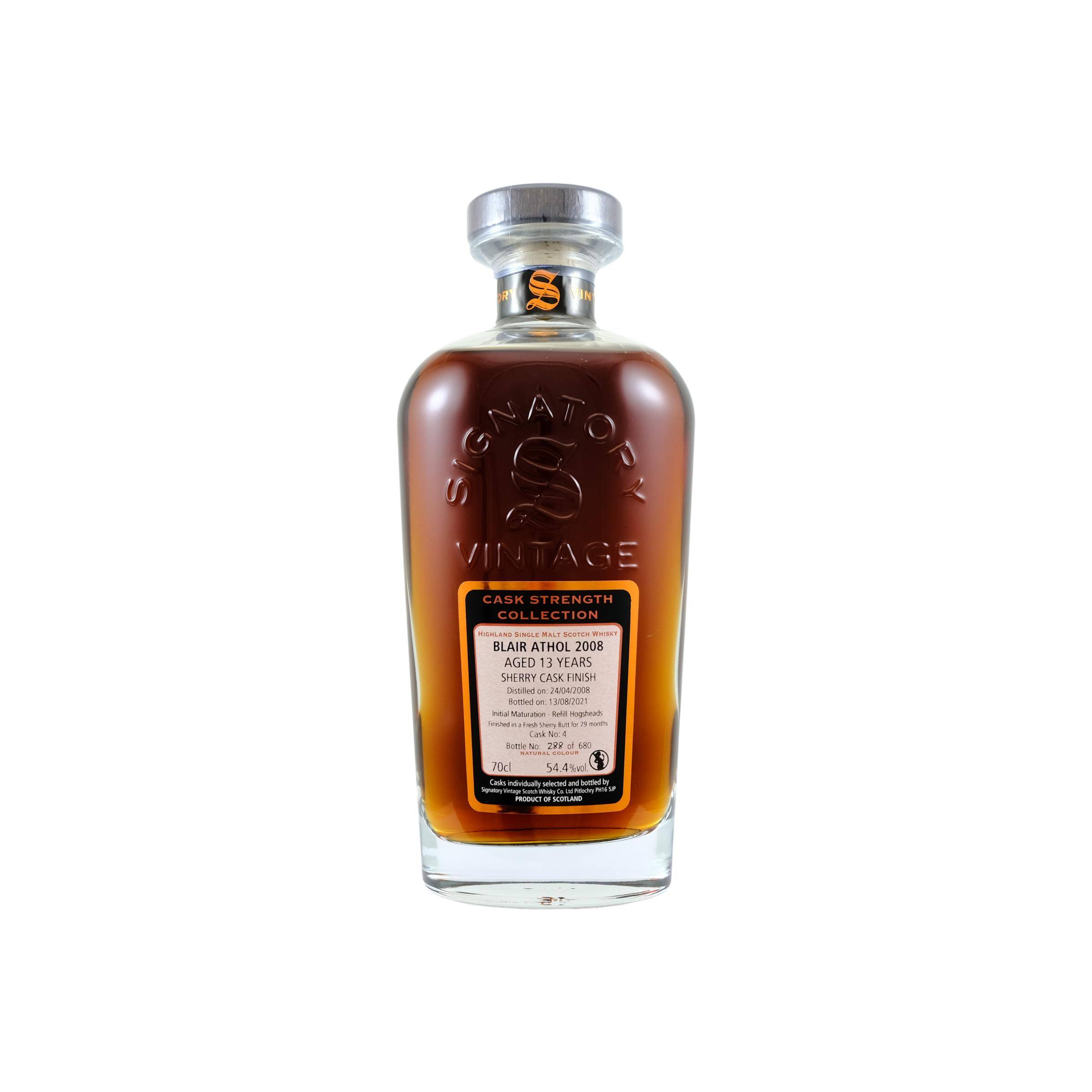 Blair Athol Cask Strength Collection 2008 13 Years Single Malt Whisky