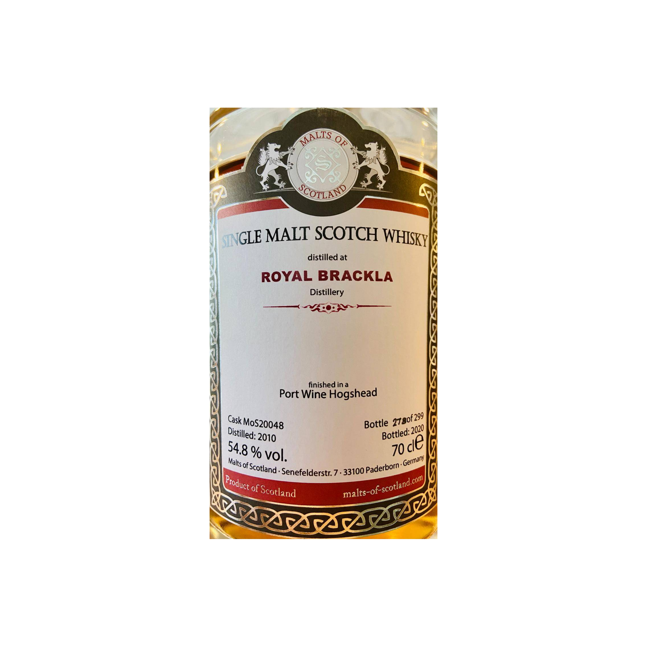 Royal Brackla 2010 10 Years Single Malt Whisky 2