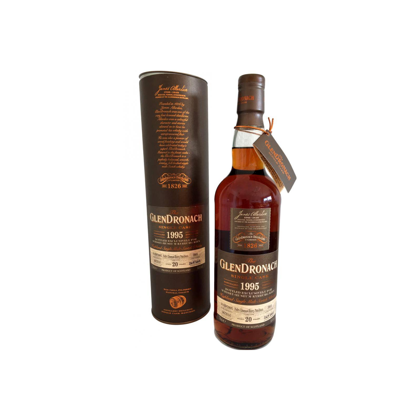 GlenDronach Single Cask 1995 20 Years Single Malt Whisky 3