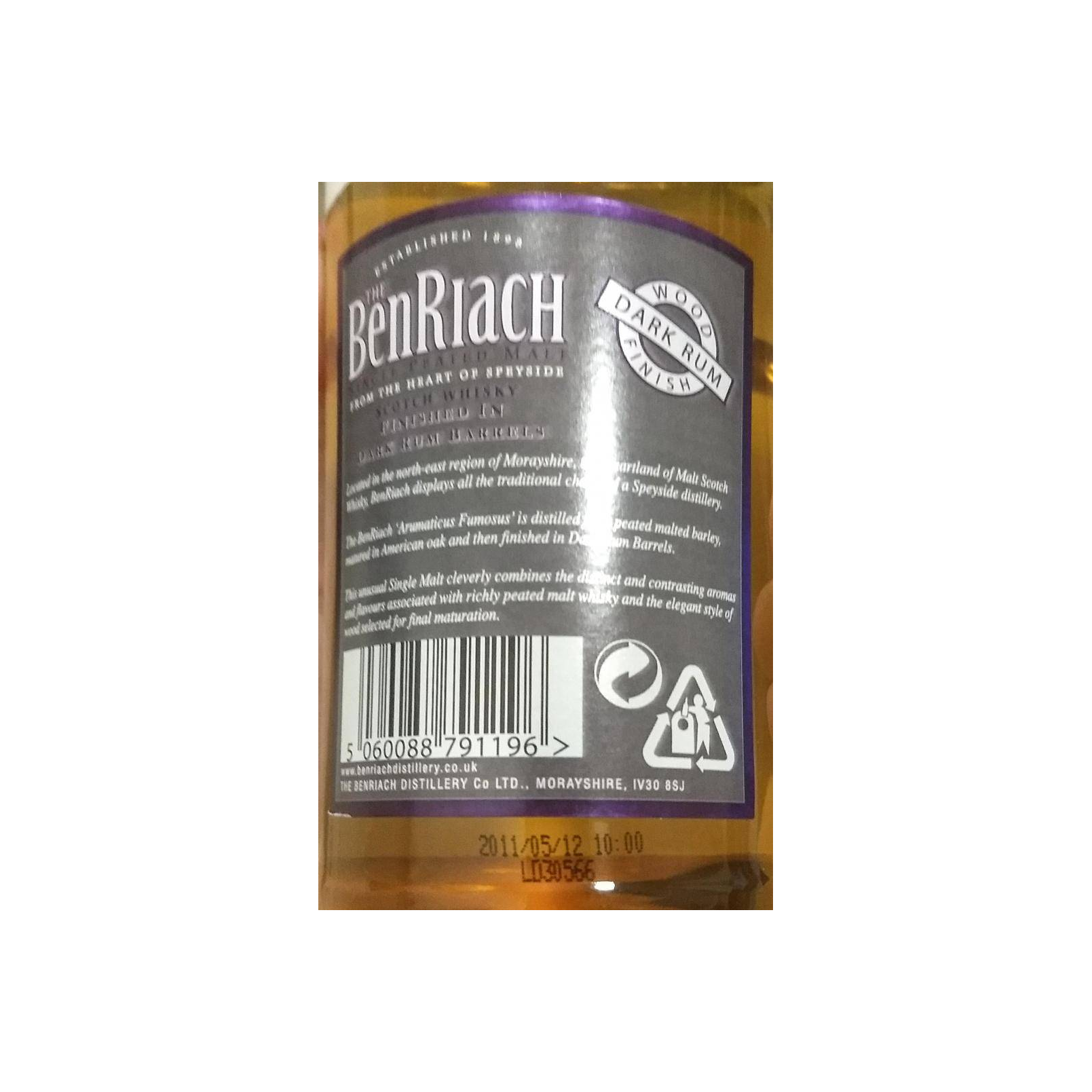 BenRiach 12 Years Single Malt Whisky 3