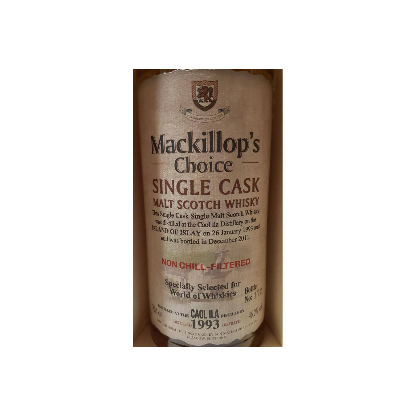 Caol Ila 1993 18 Years Single Malt Whisky