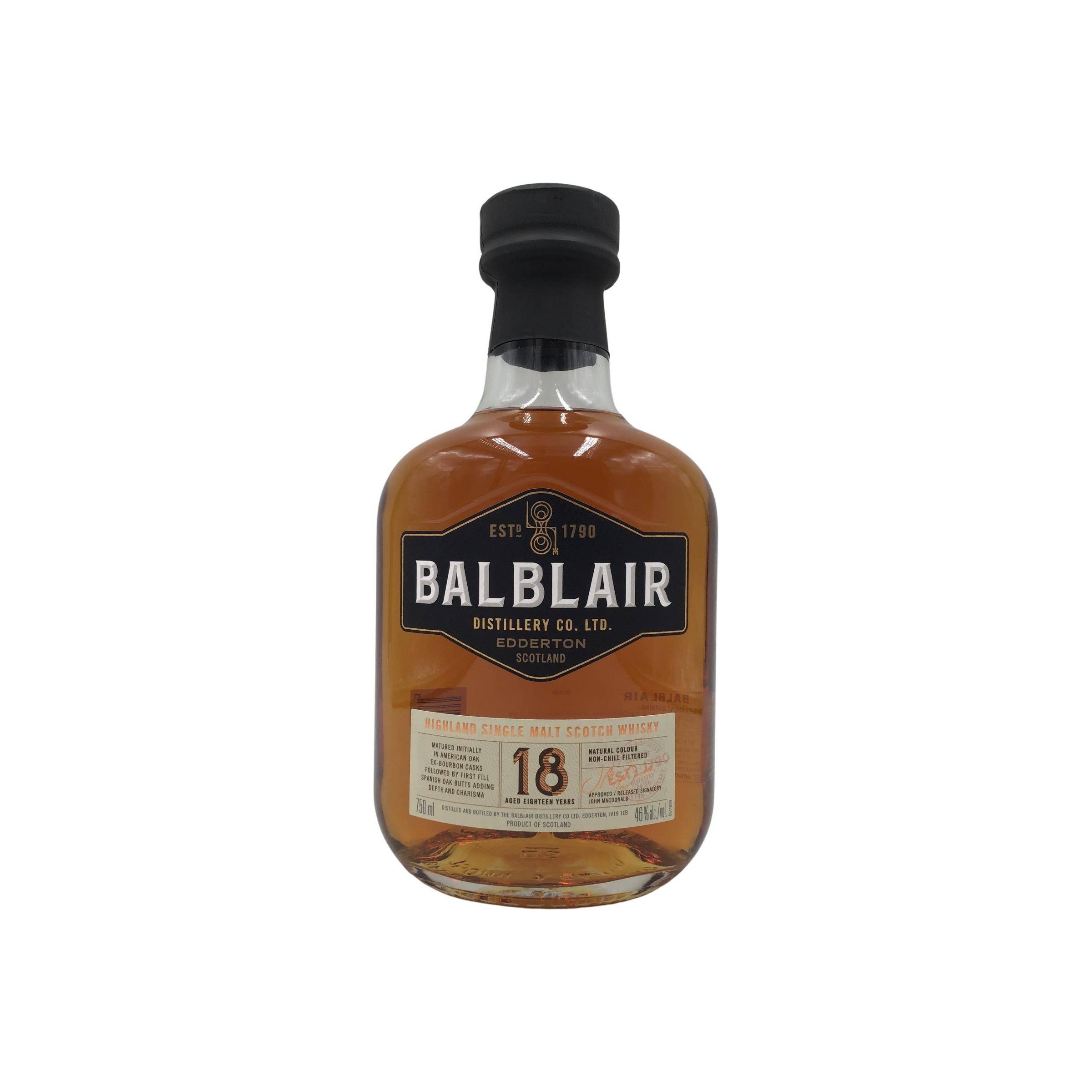 Balblair 18 Years Single Malt Whisky