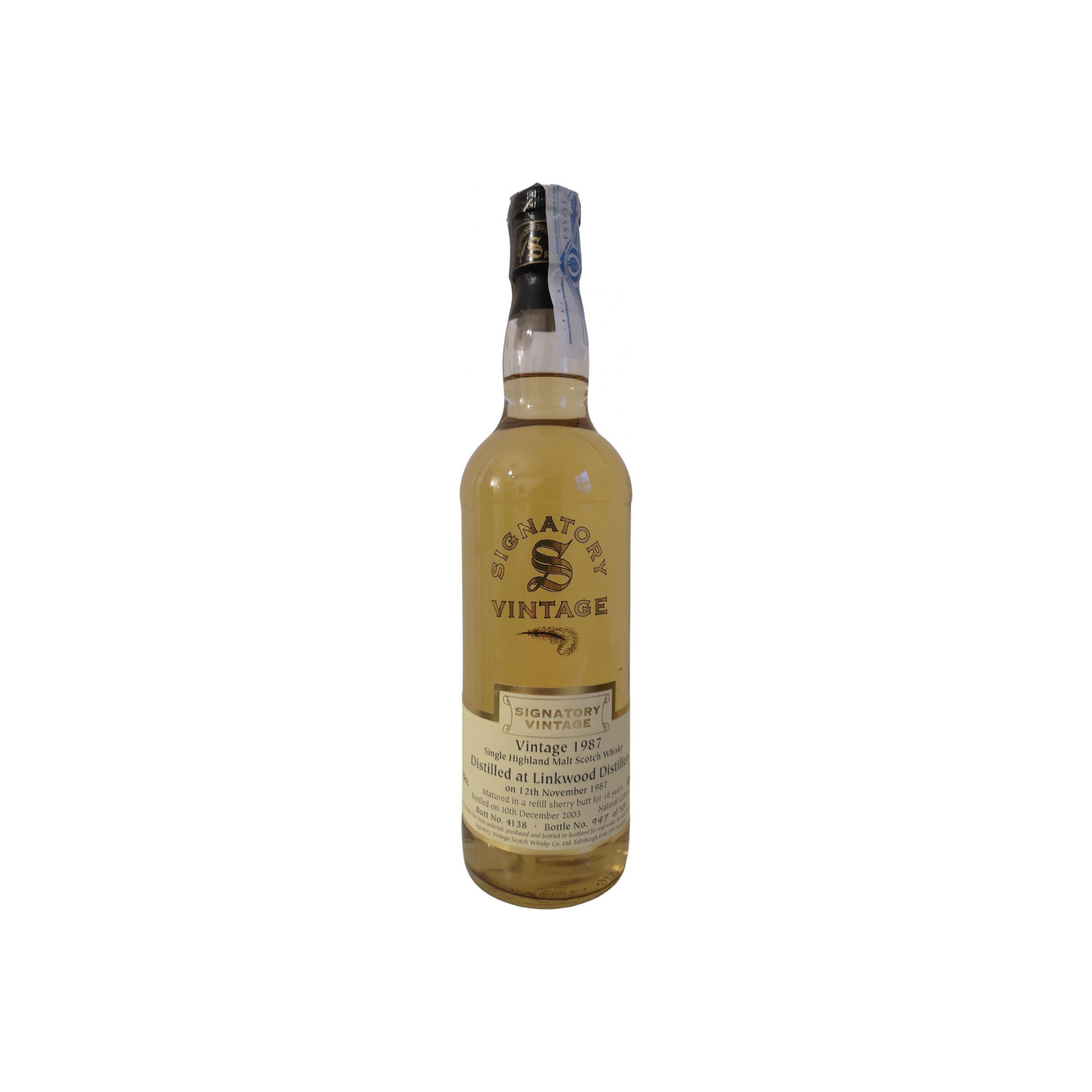 Linkwood Vintage Collection 1987 16 Years Single Malt Whisky