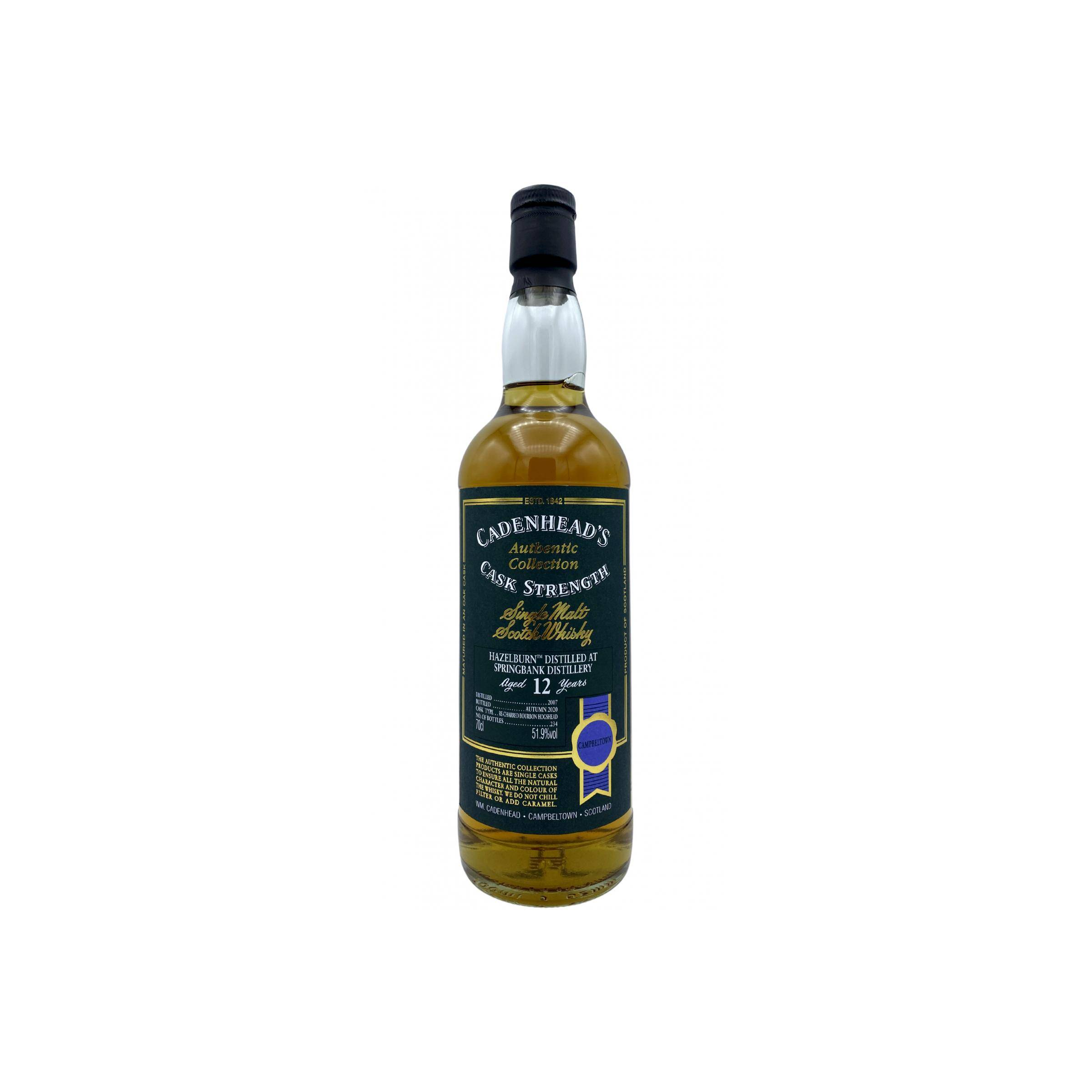 Springbank Authentic Collection 2007 12 Years Single Malt Whisky