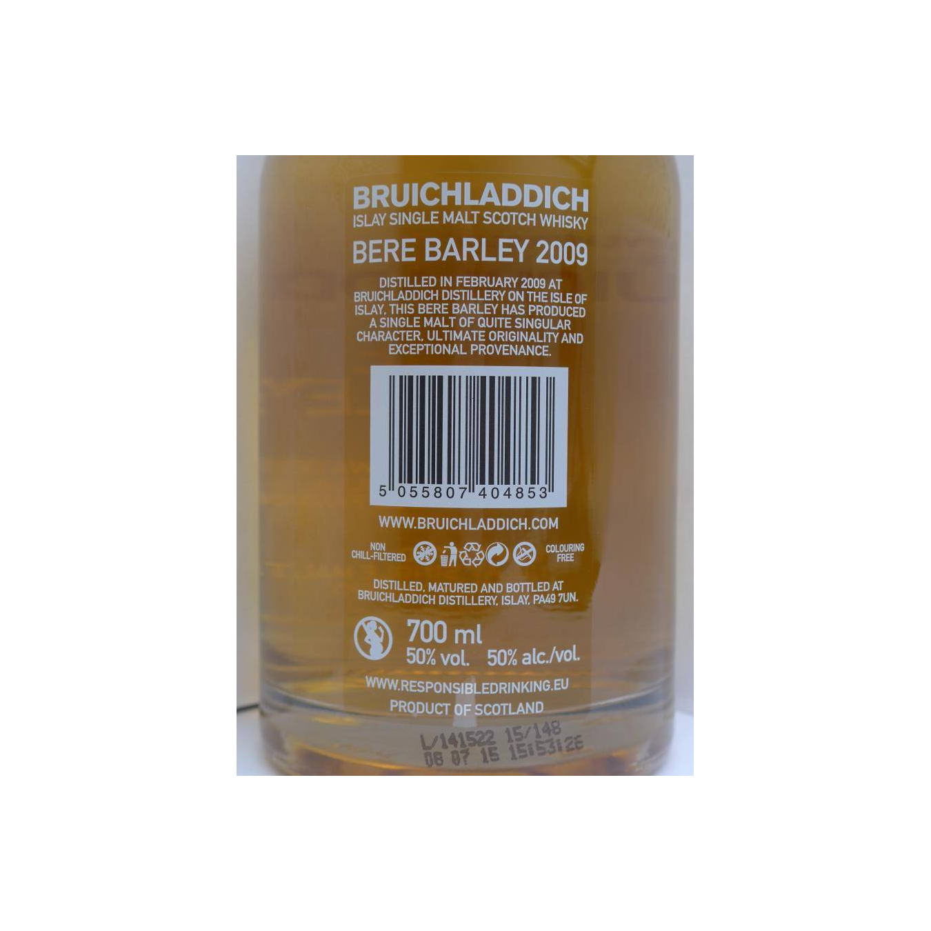 Bruichladdich 2009 6 Years Single Malt Whisky 2