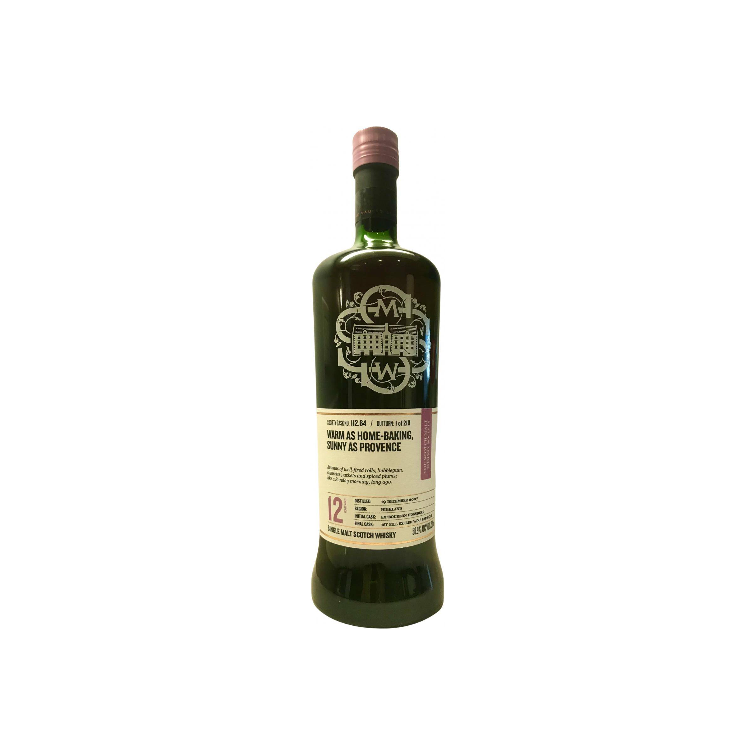 The Scotch Malt Whisky Society 2007 12 Years Single Malt Whisky