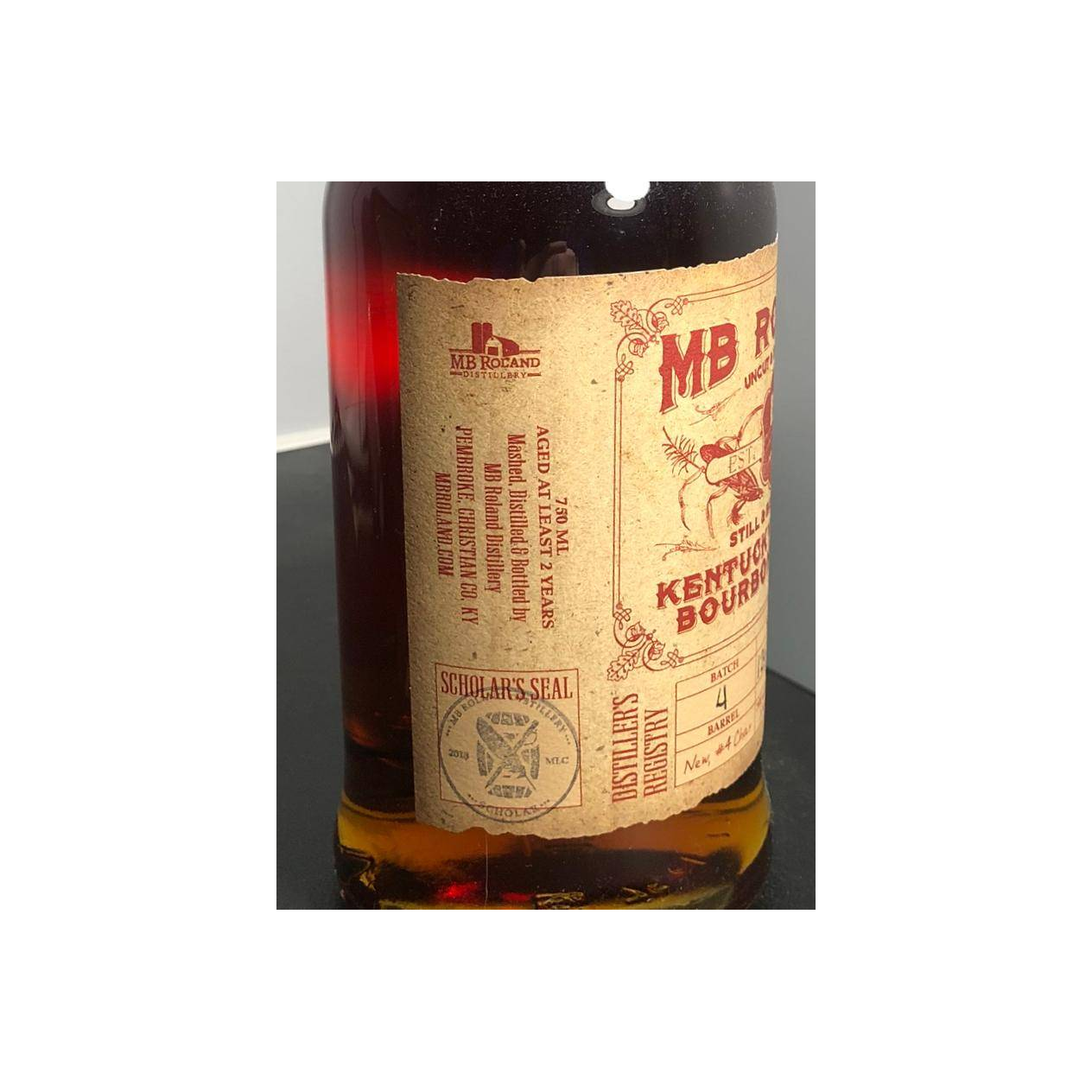 MB Roland Kentucky Straight Bourbon Whiskey 2
