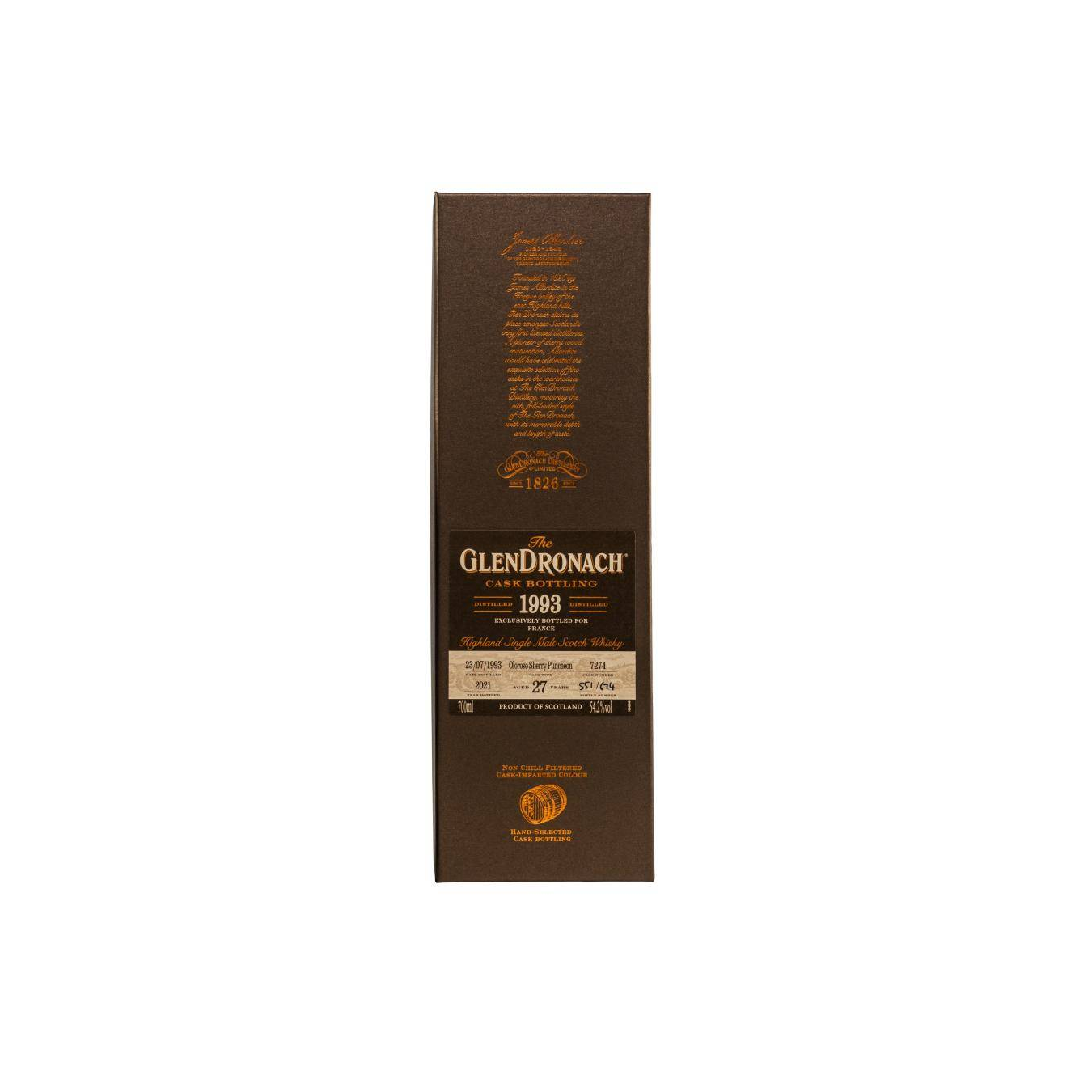 GlenDronach 1993 27 Years Single Malt Whisky 3
