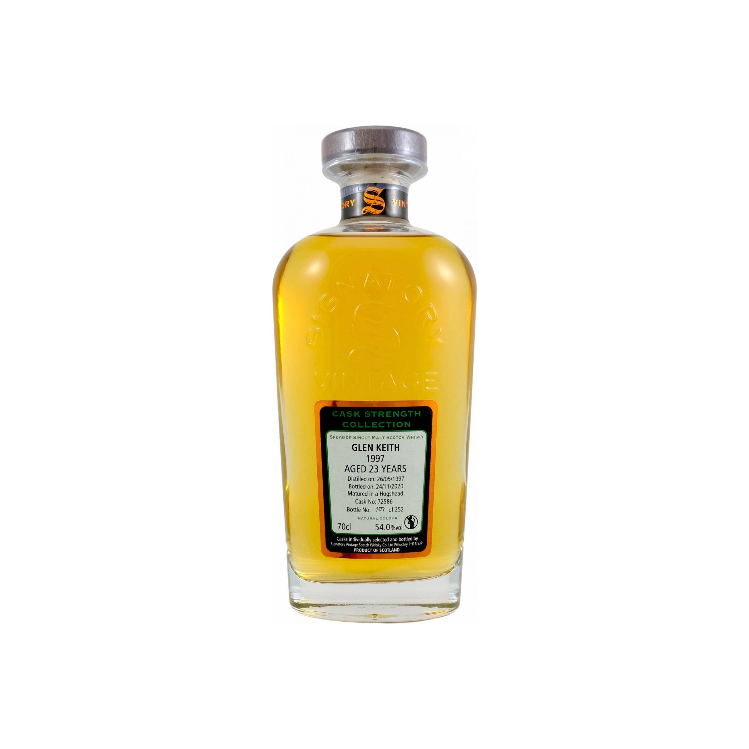 Glen Keith Cask Strength Collection 1997 23 Years Single Malt Whisky