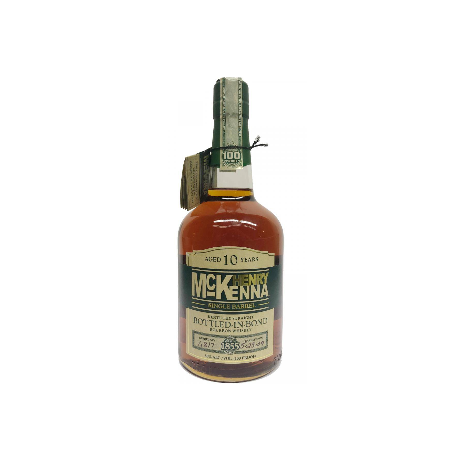 Henry McKenna Single Cask 2009 10 Years Bourbon Whisky