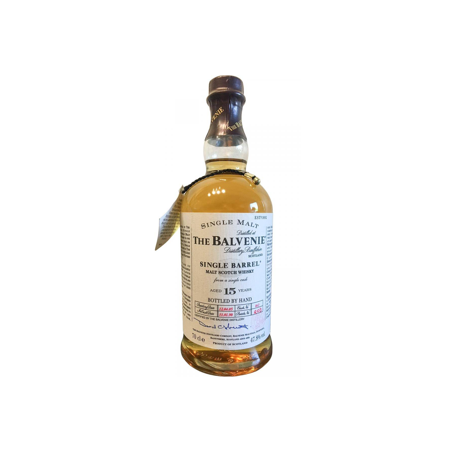 The Balvenie Single Cask 1990 15 Years Single Malt Whisky