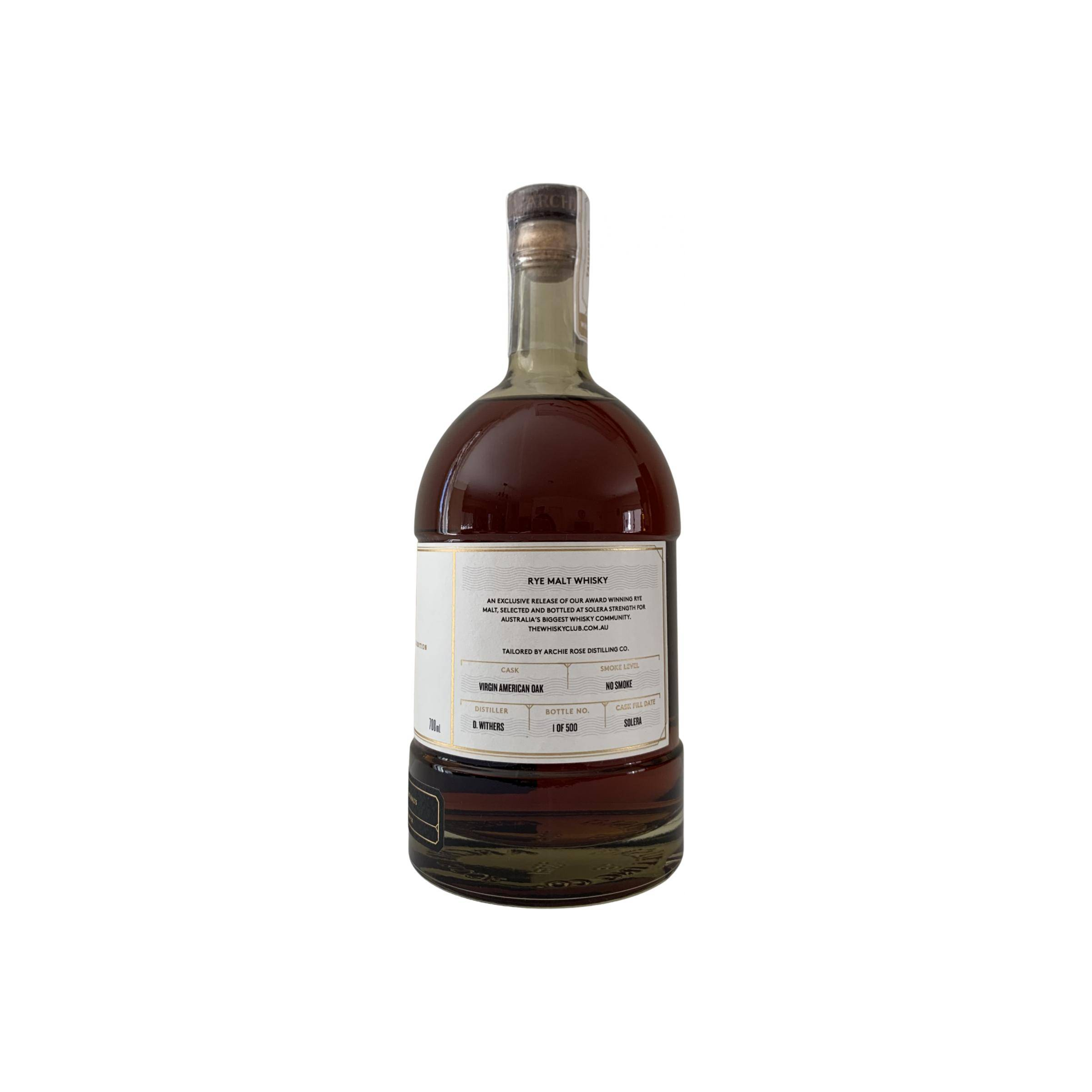 Archie Rose Solera Strength Rye 2