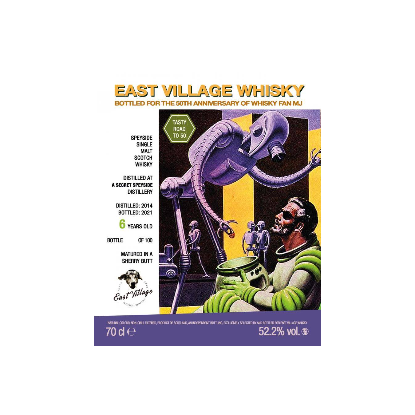 East Village Whisky Company 2014 6 Years Single Malt Whisky